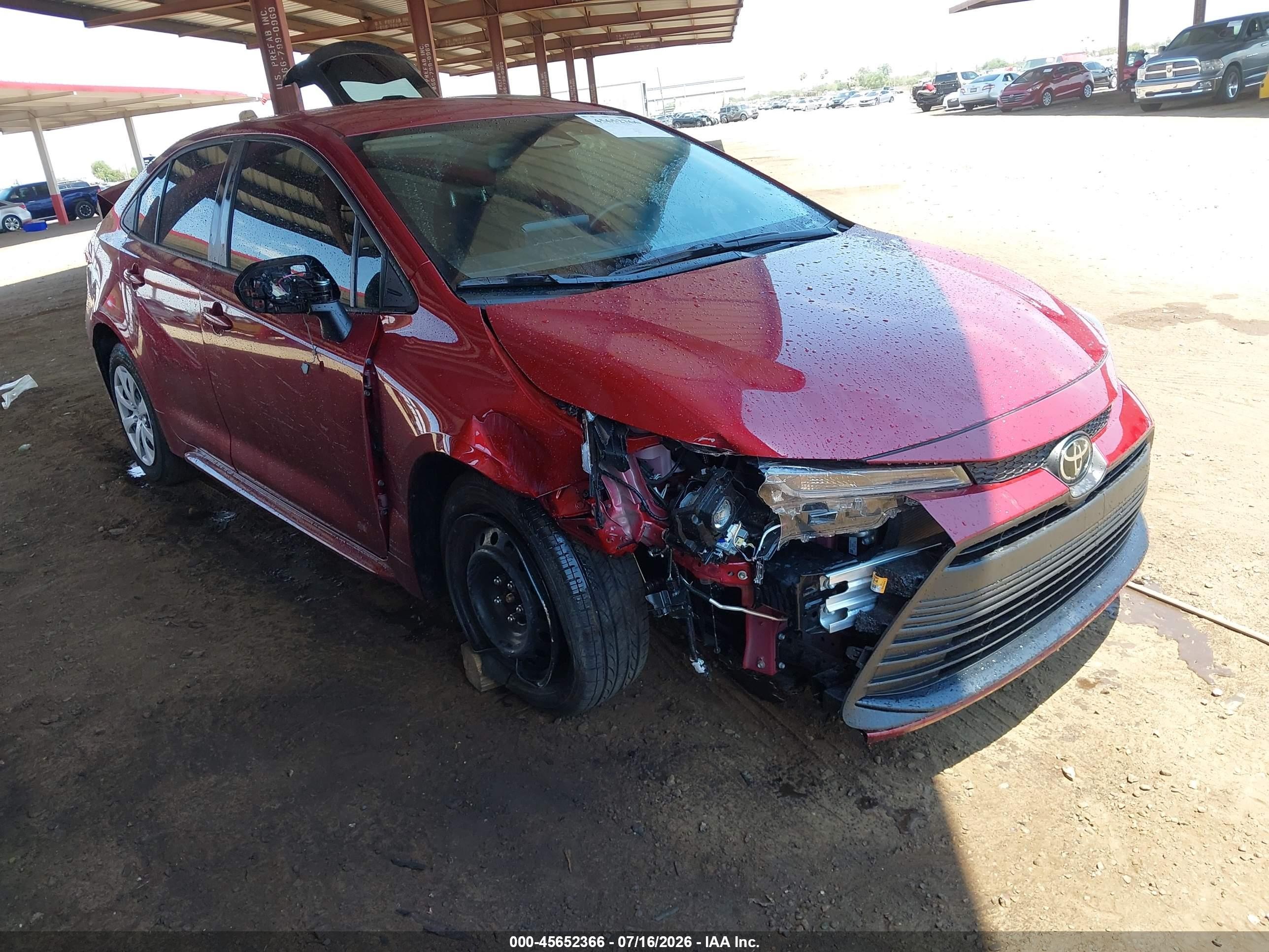 2026 Toyota Corolla VIN JTDB4MEEXT3043692 — IAAI salvage auction photo