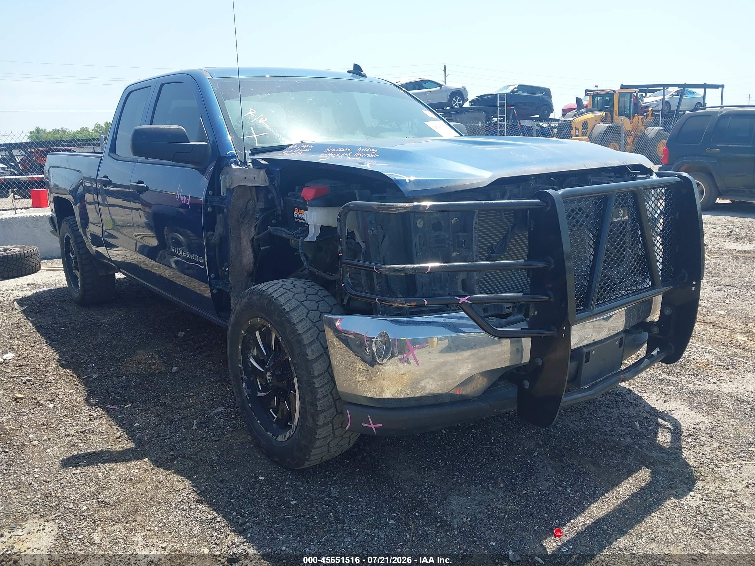 2016 Chevrolet Silverado 1500 VIN 1GCVKNEC6GZ177996 — IAAI salvage auction photo