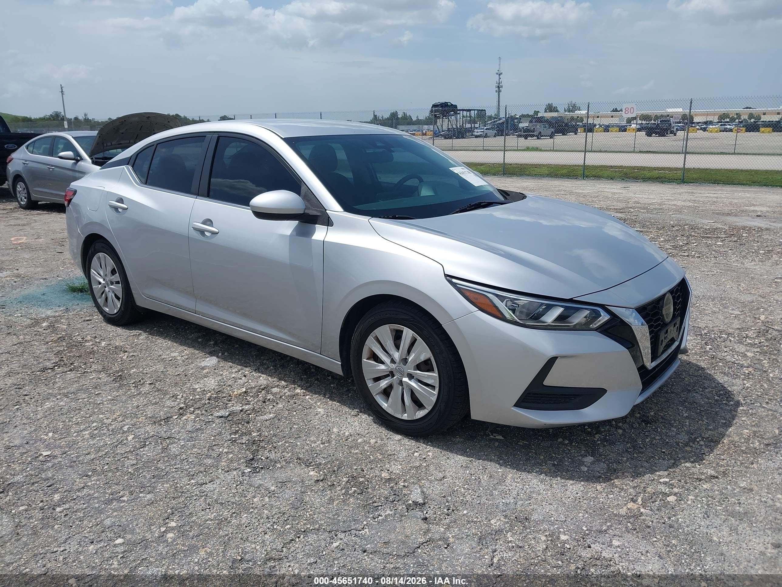 2021 Nissan Sentra VIN 3N1AB8BV0MY295038 — IAAI salvage auction photo