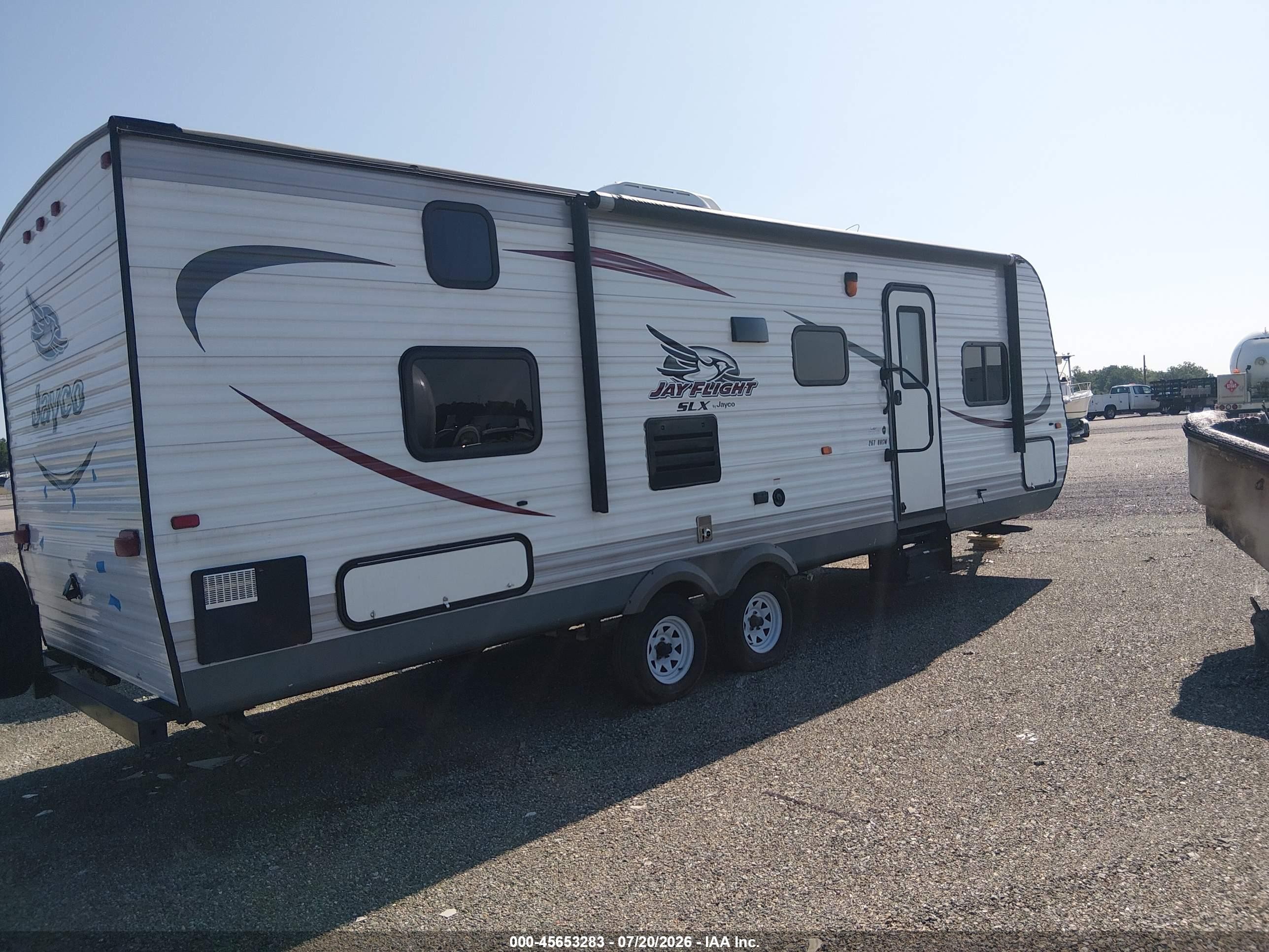 2015 Jayco Jay Flight VIN 1UJBJ0BNXF17W0759 IAAI salvage auction — Top/Roof, Salvage (Delaware), sold $1,750 on 2026-09-23 (photo 4)