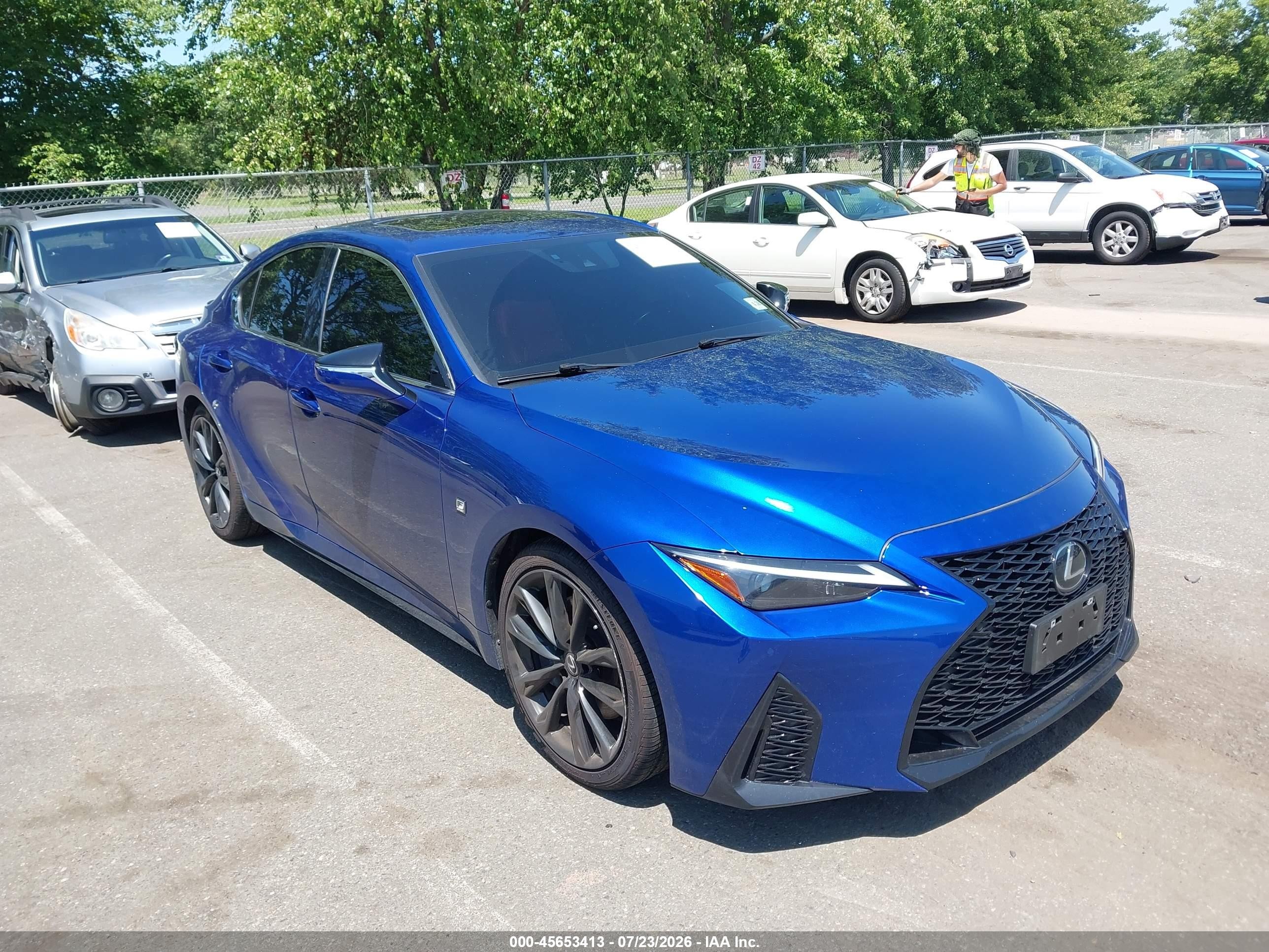 2023 Lexus IS 350 VIN JTHGZ1E20P5028977 — IAAI salvage auction photo