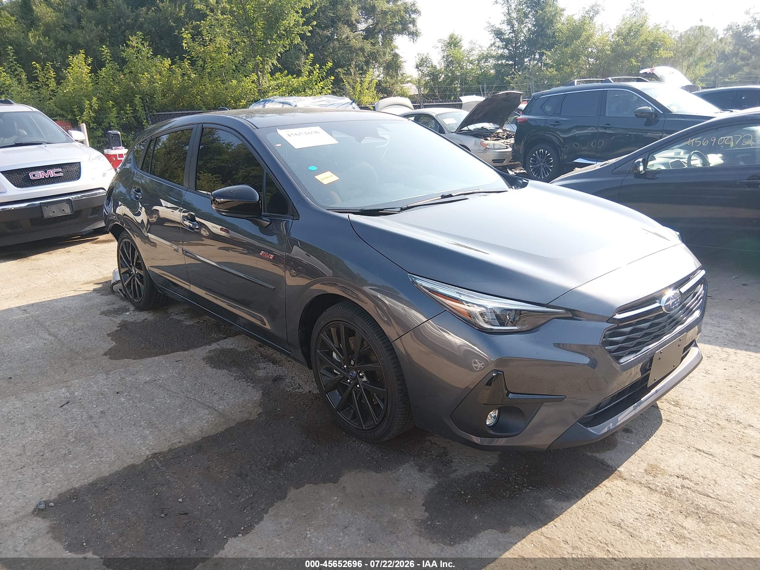 2026 Subaru Impreza VIN JF1GUHHC7T8240545 — IAAI salvage auction photo