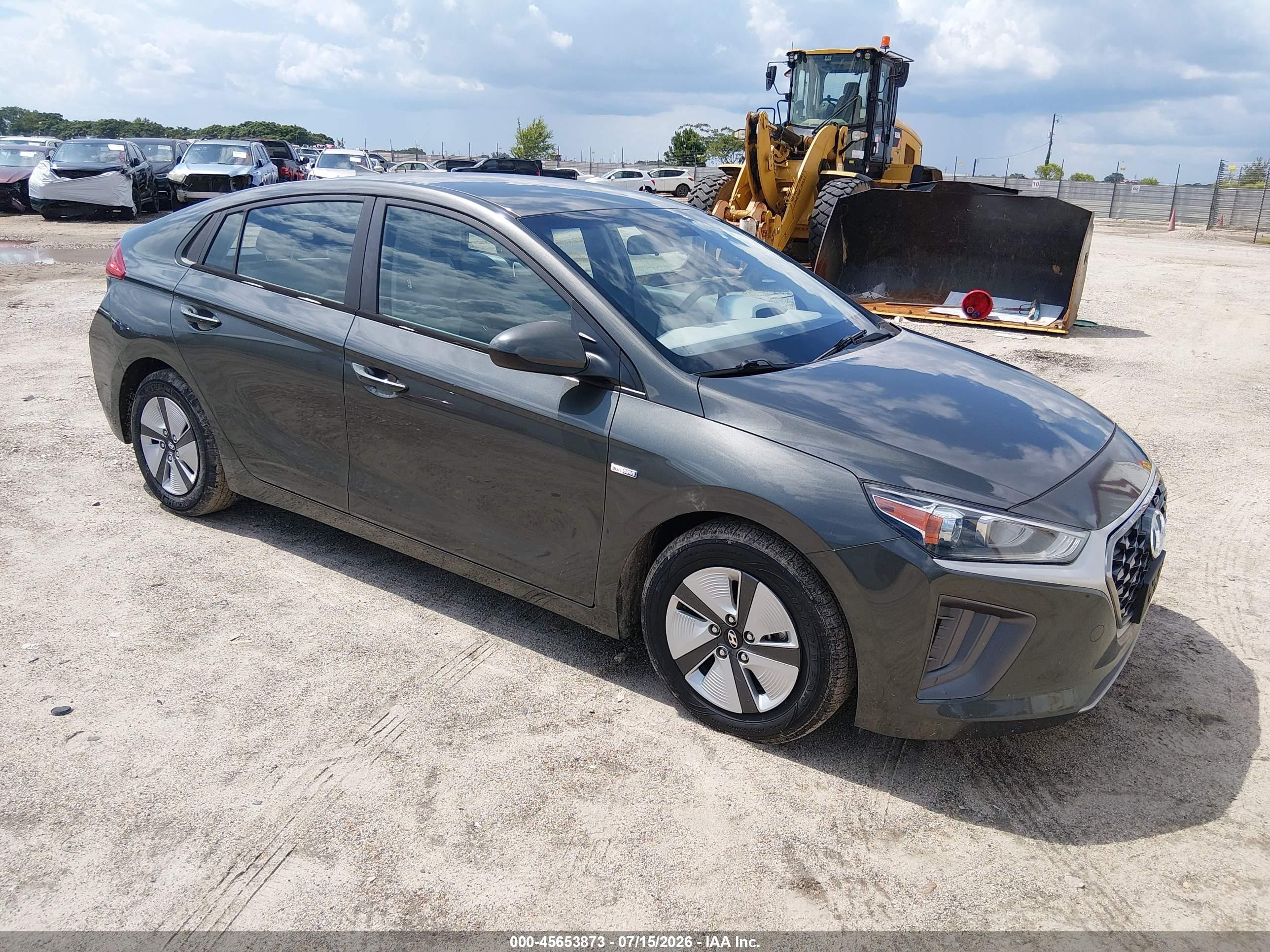 2020 Hyundai Ioniq Hybrid VIN KMHC65LC9LU221846 — IAAI salvage auction photo
