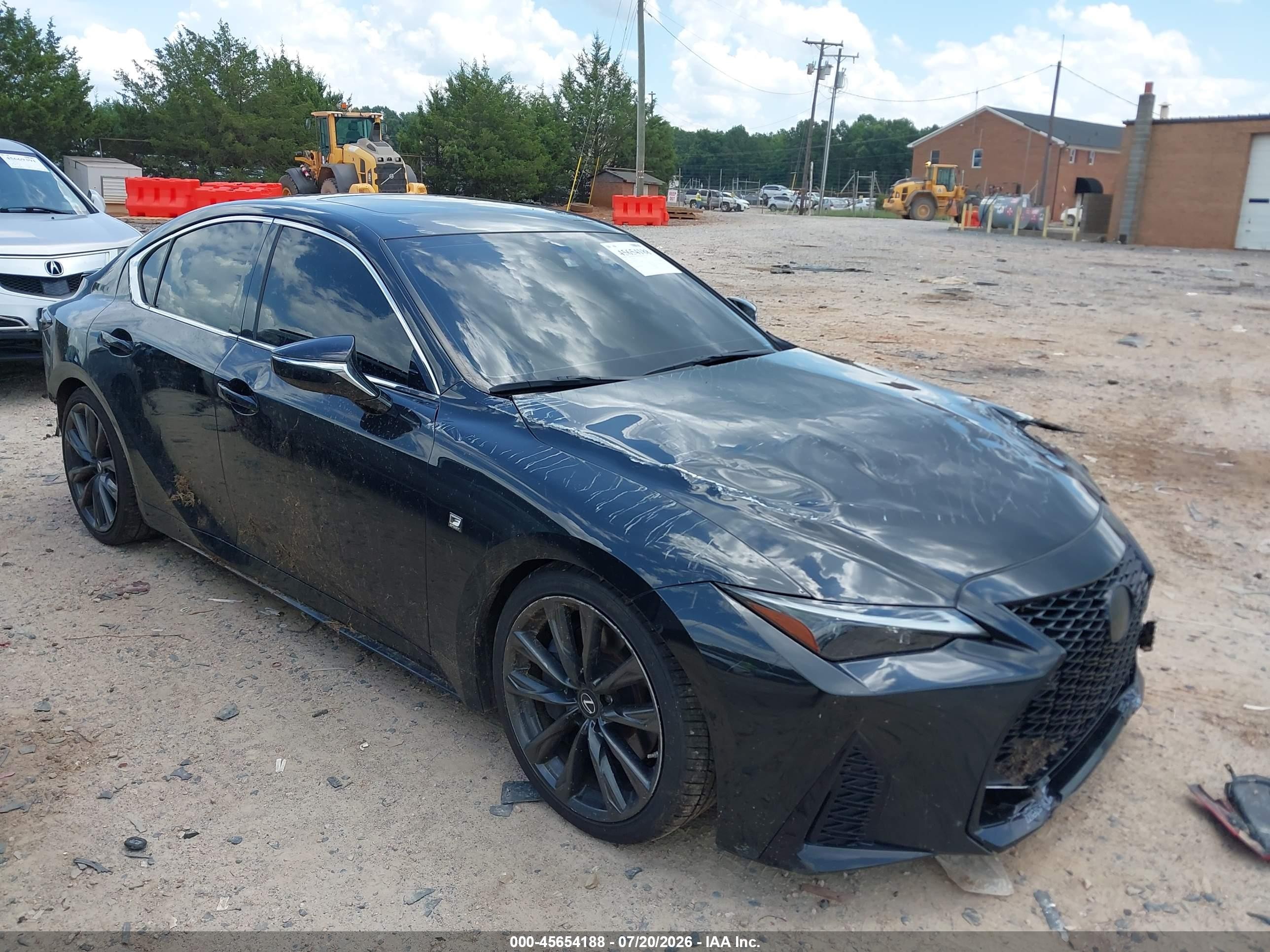 2022 Lexus IS 350 VIN JTHGZ1B24N5057447 — IAAI salvage auction photo