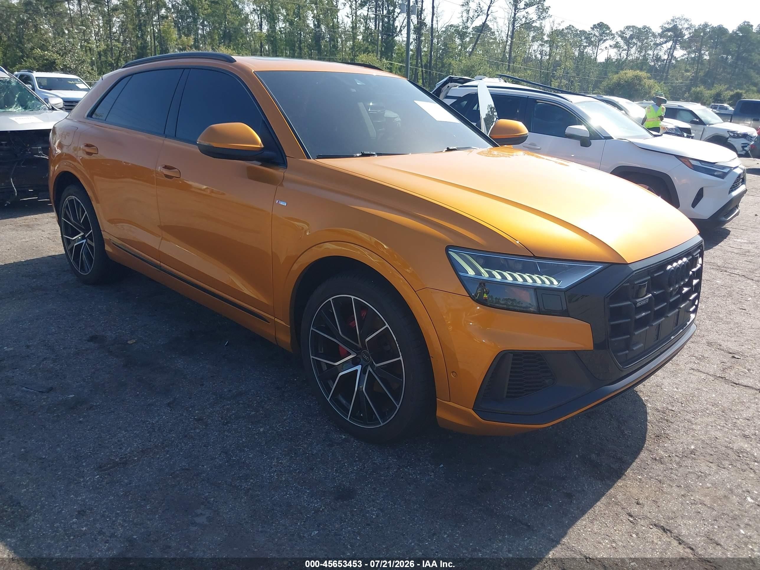 2021 Audi Q8 VIN WA1FVAF16MD022403 IAAI salvage auction — Unknown, Salvage (Georgia), sold $32,475 on 2026-10-06 (photo 1)