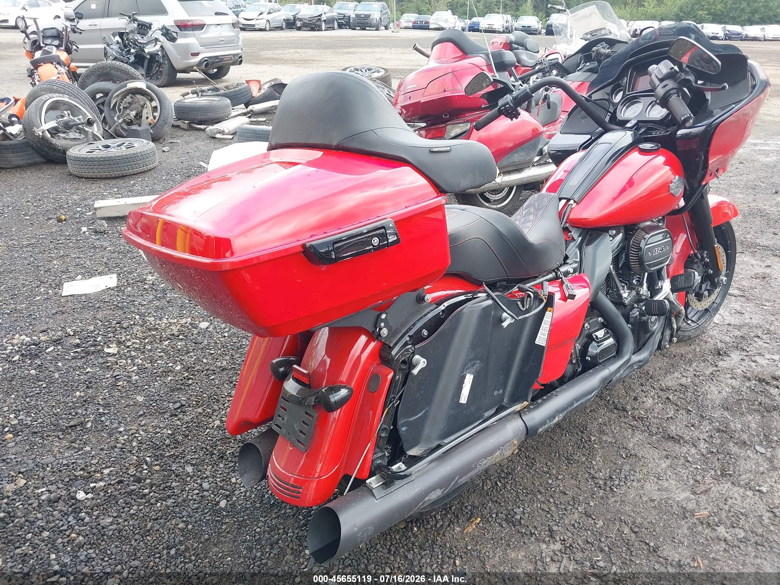 2022 Harley-davidson Road glide VIN 1HD1KTP18NB607644 IAAI salvage auction — Side, Bill Of Sale (Washington), sold $6,700 on 2026-09-09 (photo 4)