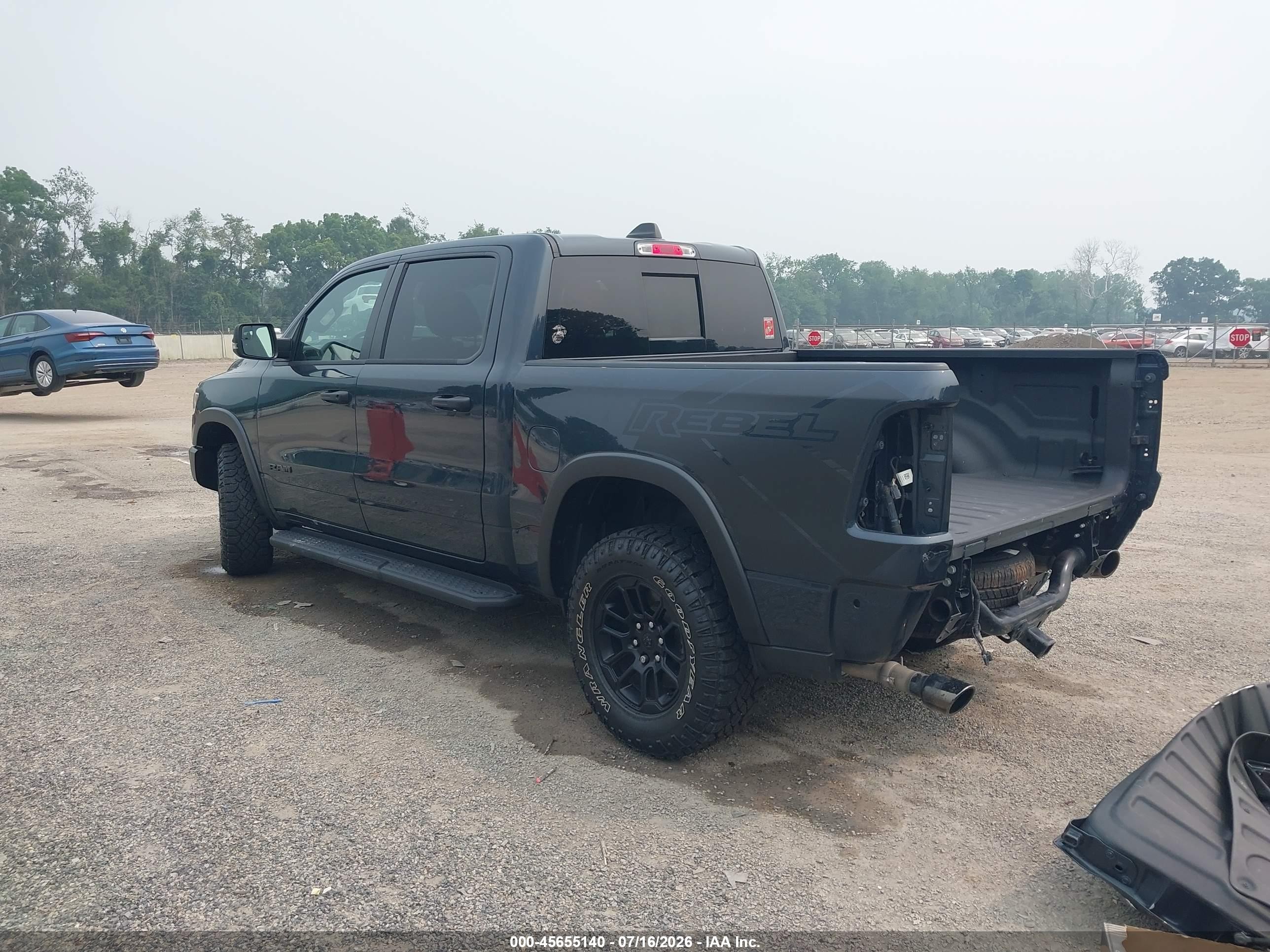 2025 Ram 1500 VIN 1C6SRFLP1SN633551 IAAI salvage auction — Rear End, Salvage (Ohio), sold $26,250 on 2026-09-11 (photo 3)
