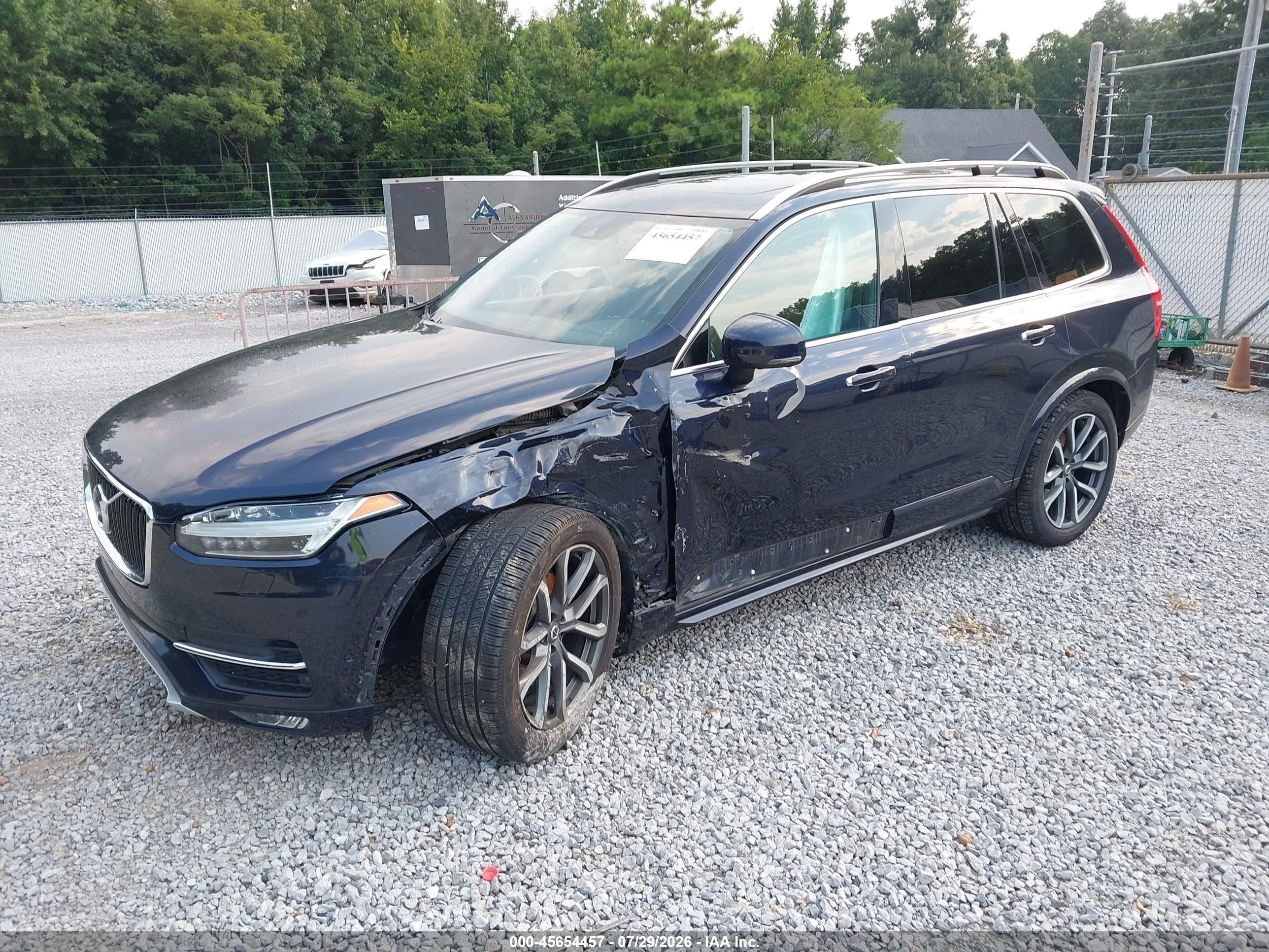 2016 Volvo XC90 VIN YV4A22PK9G1091742 IAAI salvage auction — Unknown, Salvage (Idaho), sold $4,450 on 2026-09-13 (photo 2)
