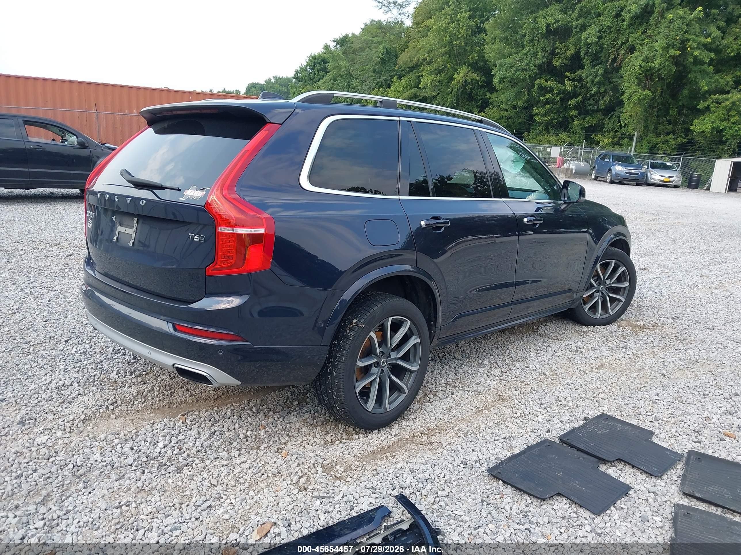 2016 Volvo XC90 VIN YV4A22PK9G1091742 IAAI salvage auction — Unknown, Salvage (Idaho), sold $4,450 on 2026-09-13 (photo 4)