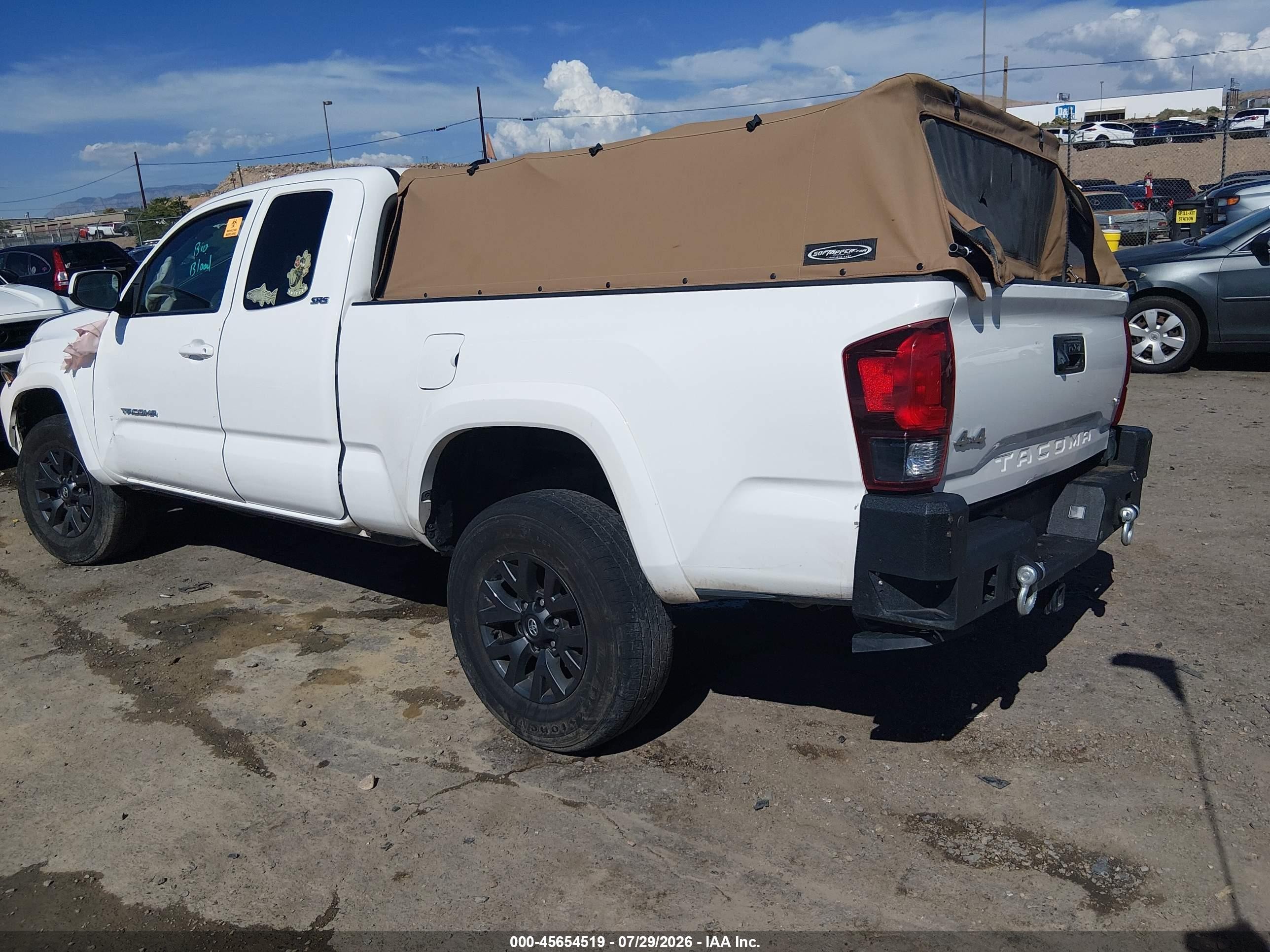 2023 Toyota Tacoma VIN 3TYSZ5AN9PT154529 IAAI salvage auction — Front End, Salvage (New Mexico), sold $9,750 on 2026-10-03 (photo 3)