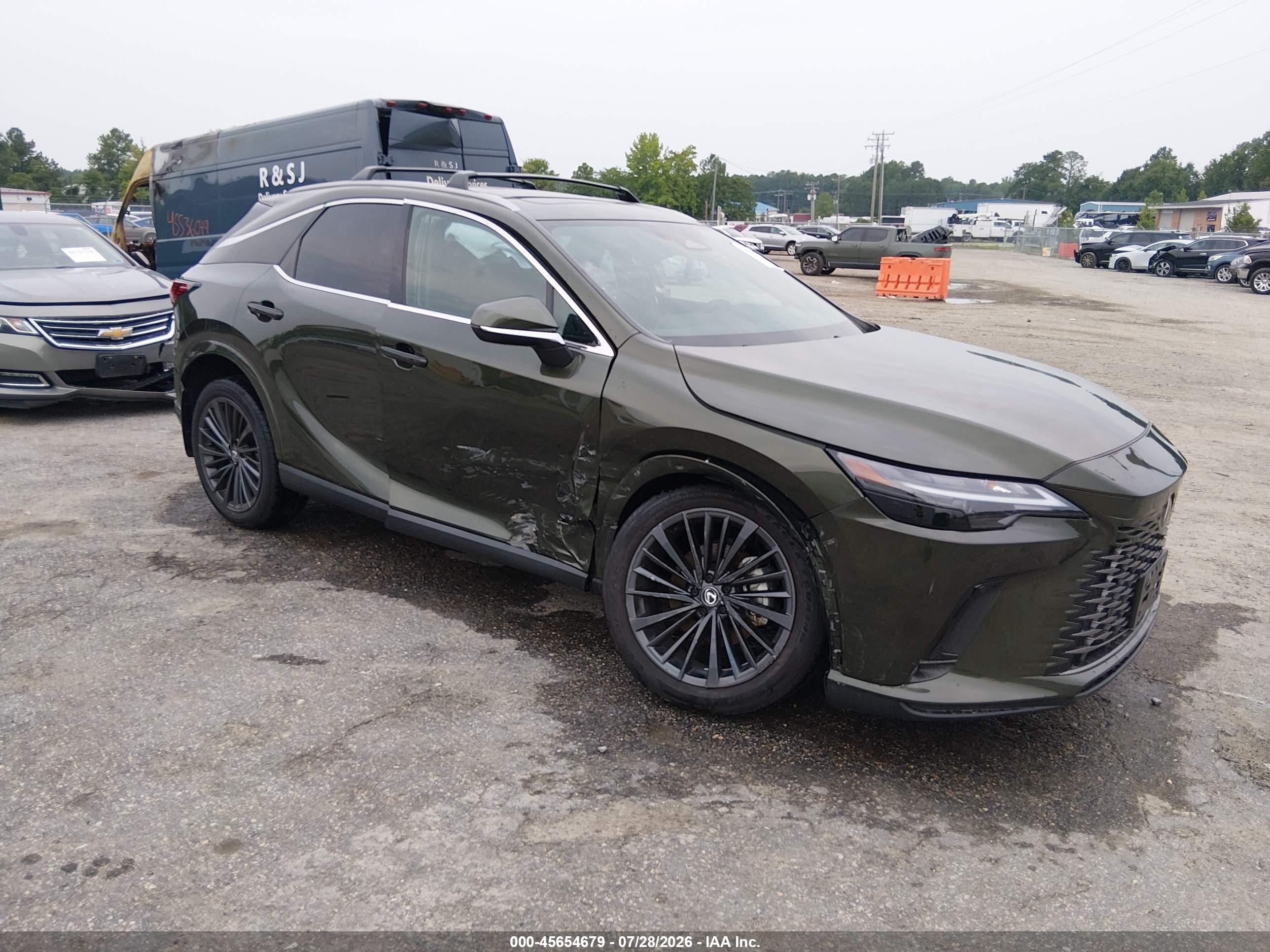 2025 Lexus RX 350 VIN 2T2BAMCA1SC097683 — IAAI salvage auction photo