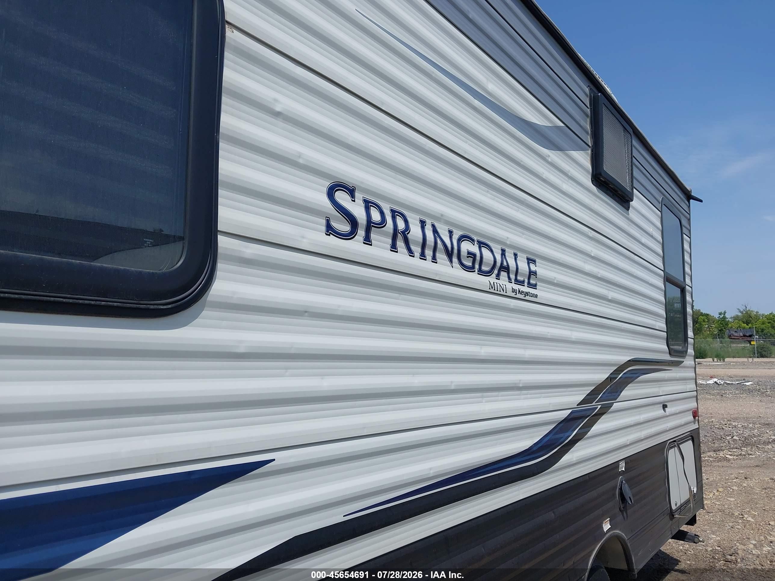 2021 Keystone Rv Springdale VIN 4YDT1751XMW103611 IAAI salvage auction — Hail, Salvage (Kansas), sold $2,400 on 2026-09-09 (photo 6)