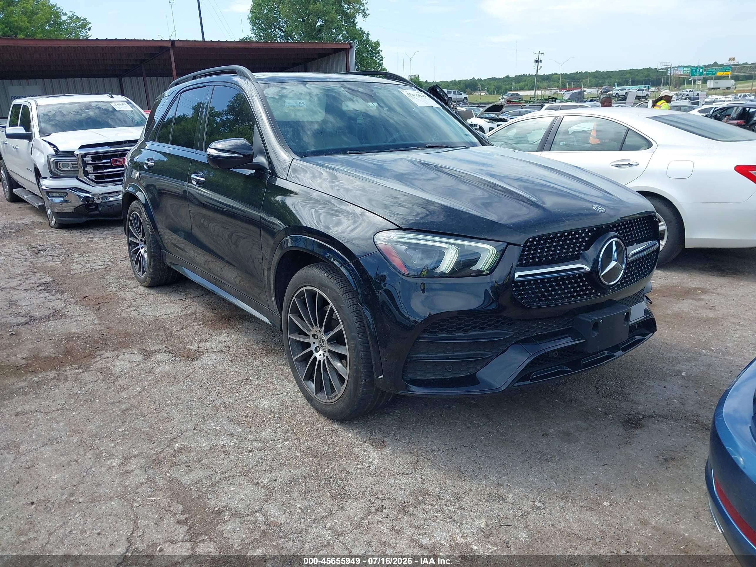 2020 Mercedes-Benz GLE-Class VIN 4JGFB4KE7LA214210 — IAAI salvage auction photo