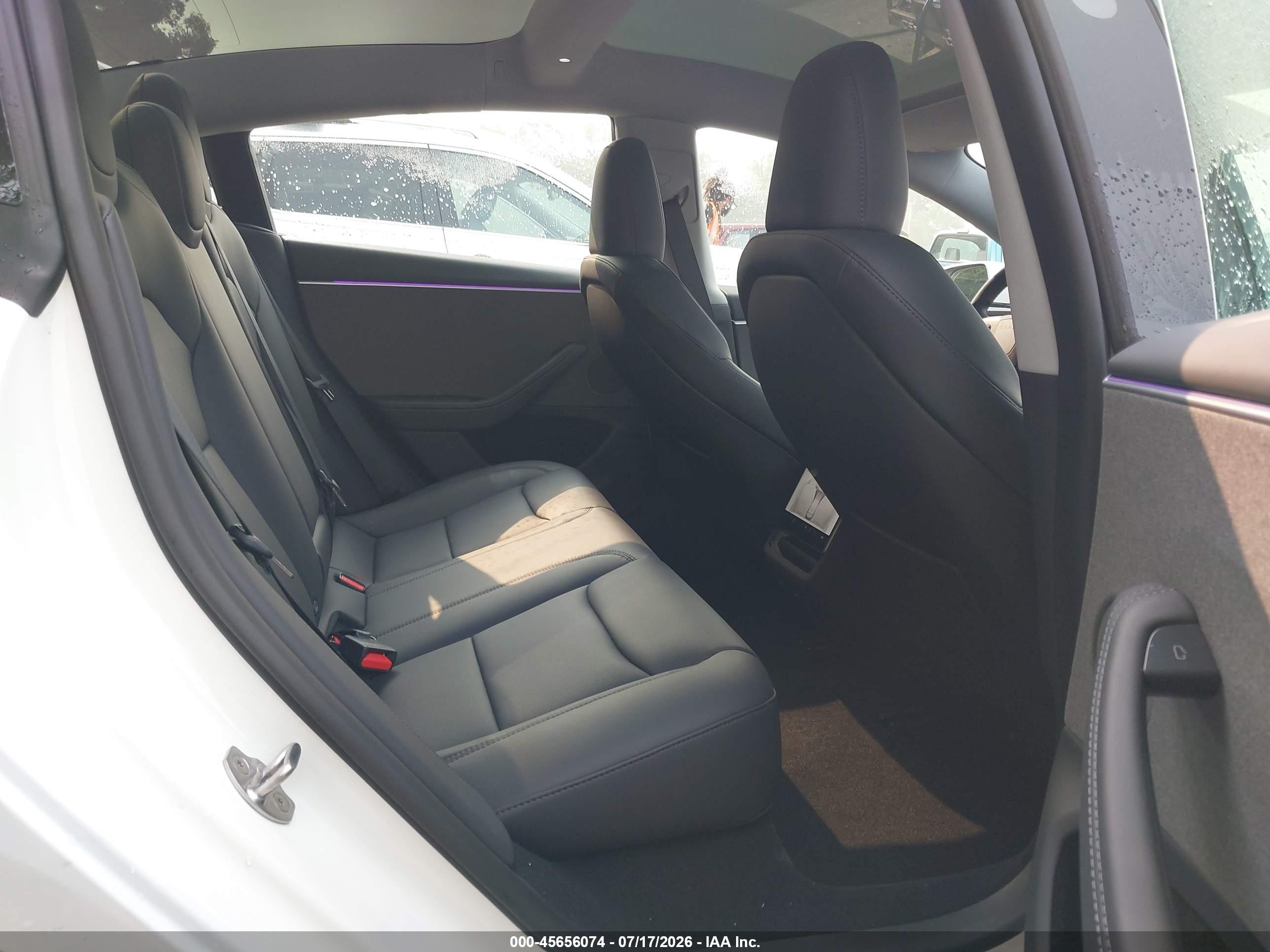 2025 Tesla Model 3 VIN 5YJ3E1EA3SF070957 IAAI salvage auction — Front End, Salvage - Greater Than 75% (Maryland), sold $16,700 on 2026-08-28 (photo 8)