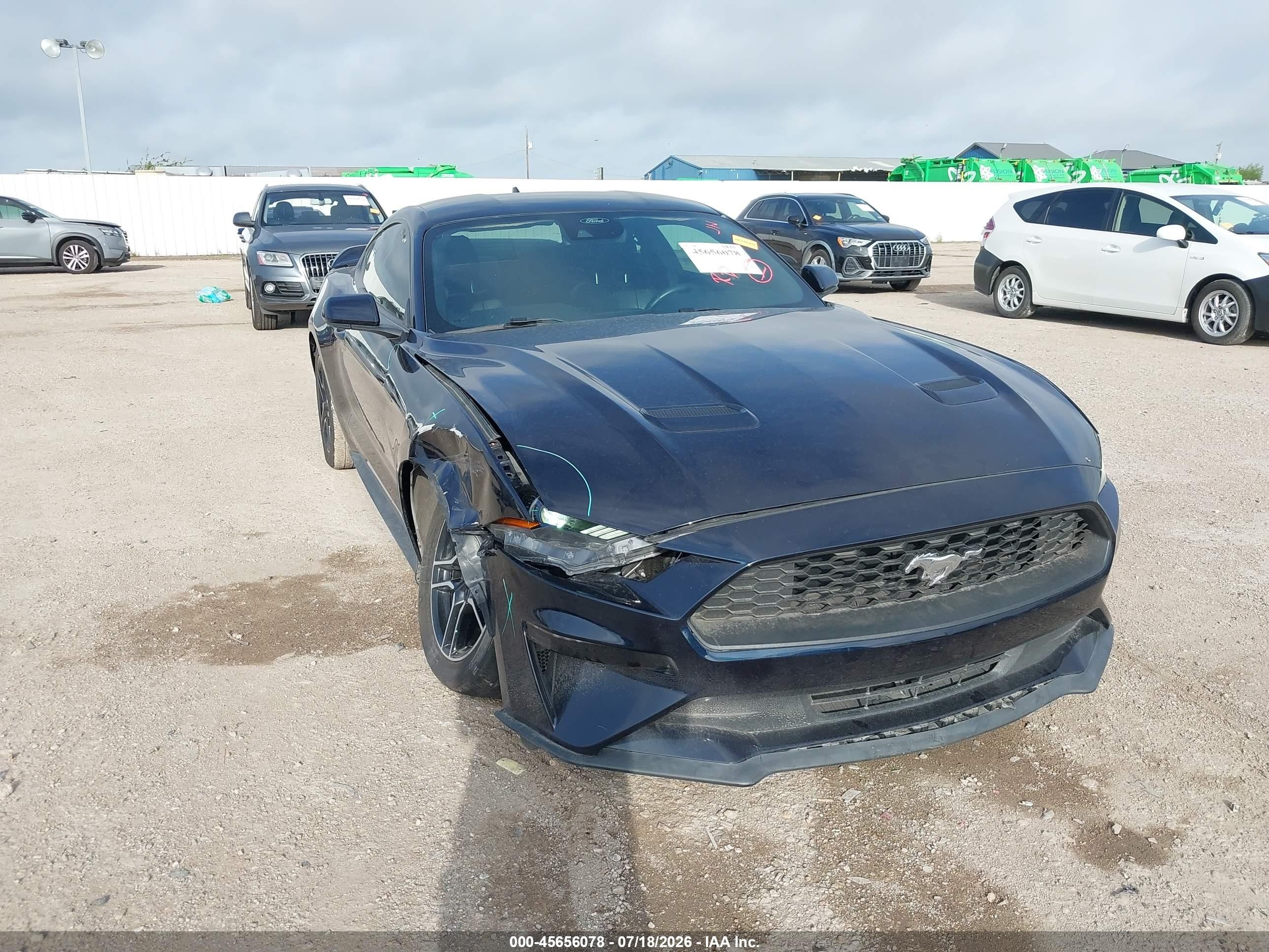 2021 Ford Mustang VIN 1FA6P8TH1M5157587 — IAAI salvage auction photo