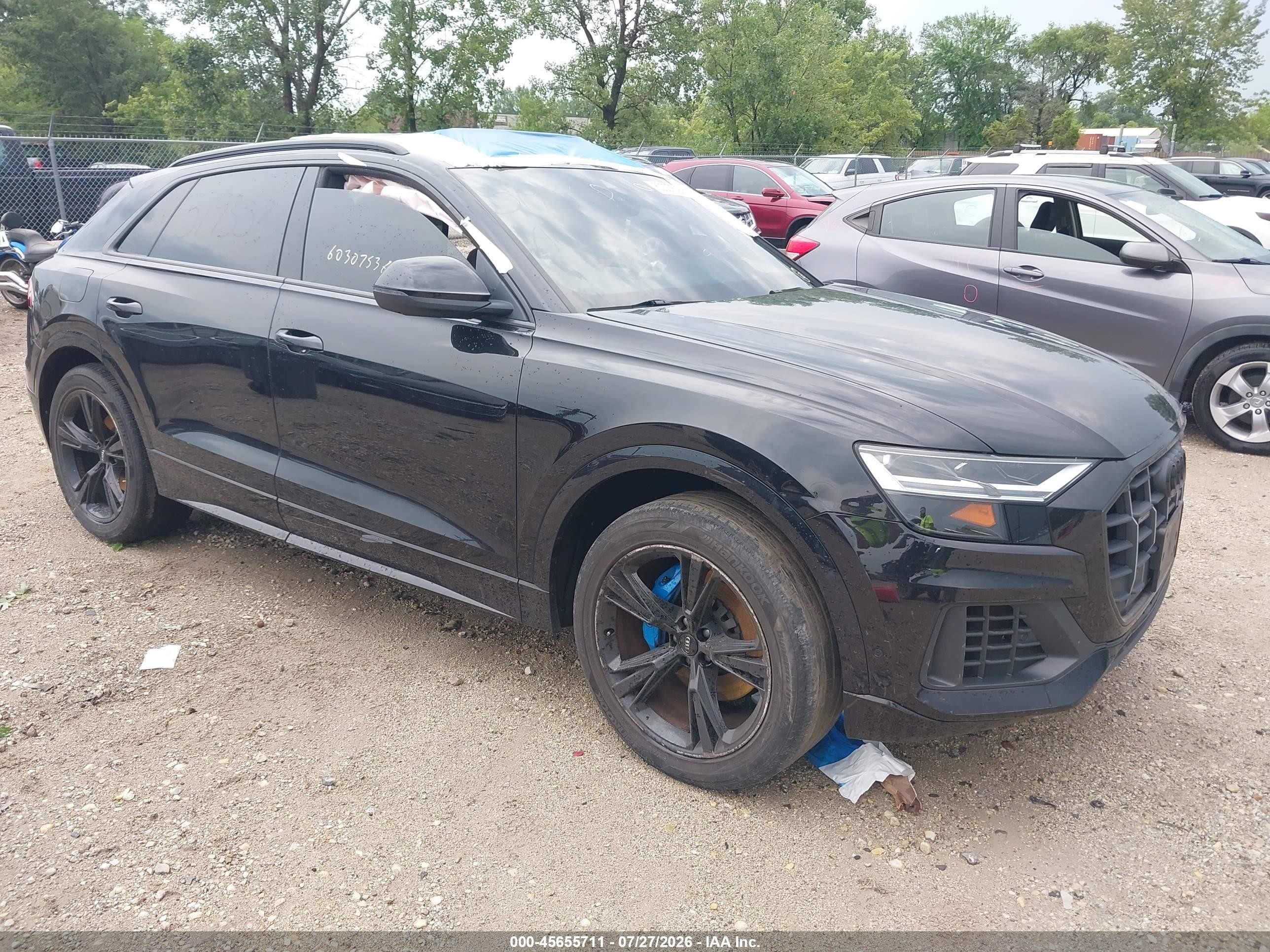 2020 Audi Q8 VIN WA1BVAF16LD007817 — IAAI salvage auction photo