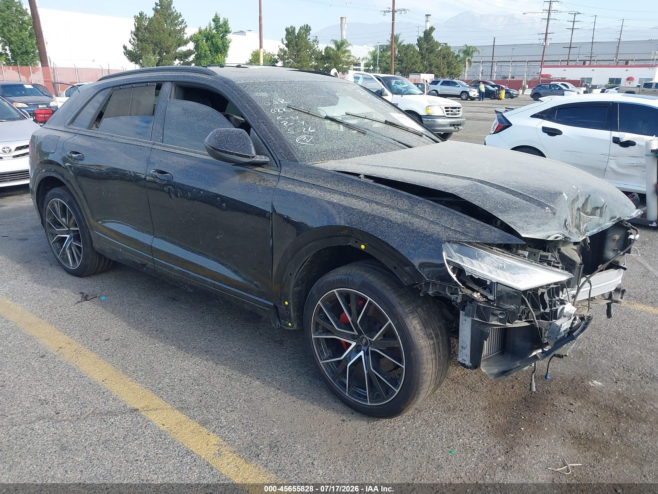 2021 Audi Q8 VIN WA1FVBF16MD022133 — IAAI salvage auction photo