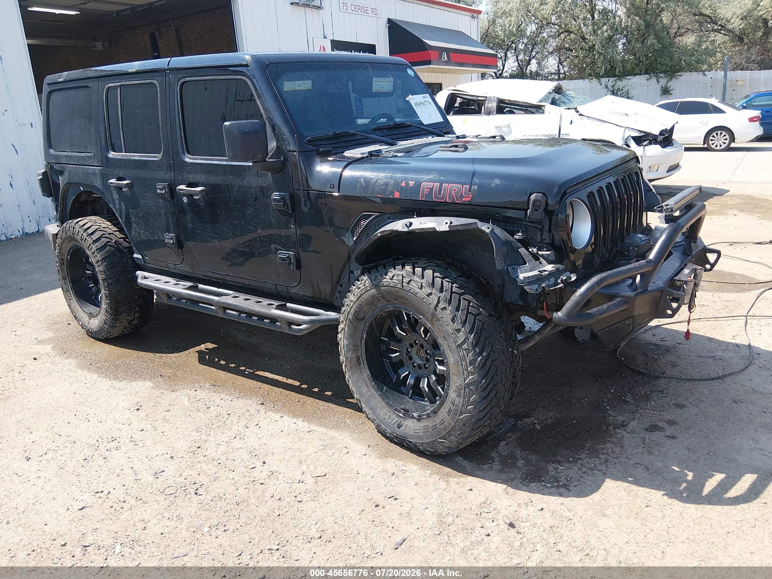 2019 Jeep Wrangler Unlimited VIN 1C4HJXEG5KW565066 — IAAI salvage auction photo