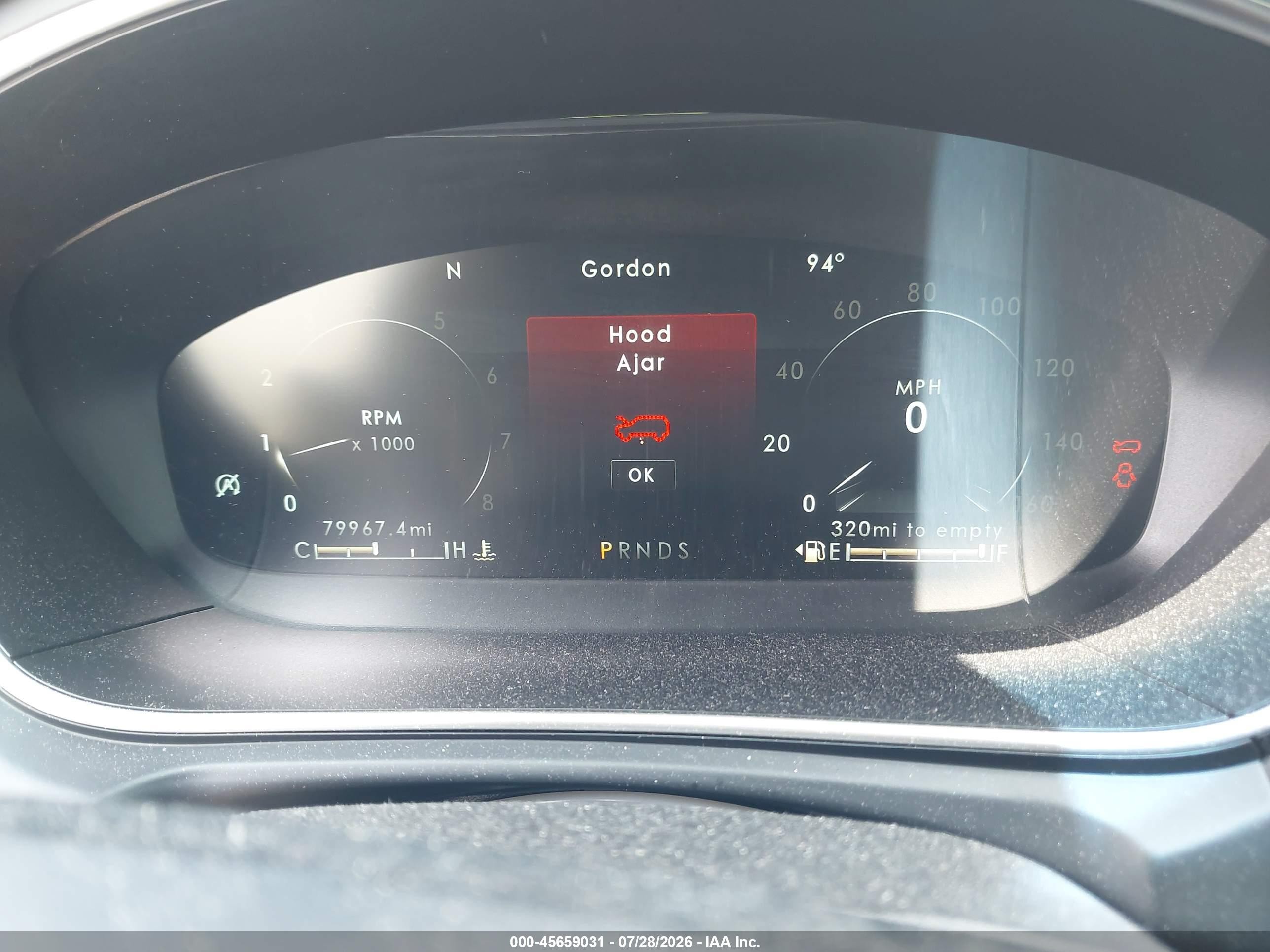 2019 Lincoln Nautilus VIN 2LMPJ8K90KBL54141 IAAI salvage auction — Front End, Salvage (Tennessee), sold $4,100 on 2026-09-13 (photo 7)