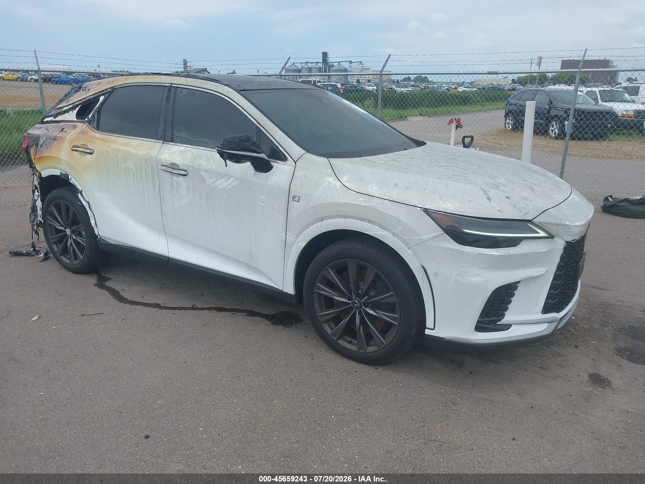 2023 Lexus RX 350 VIN 2T2BAMCA0PC026658 IAAI salvage auction — Unknown, Wait Title, sold $20,600 on 2026-09-20 (photo 1)
