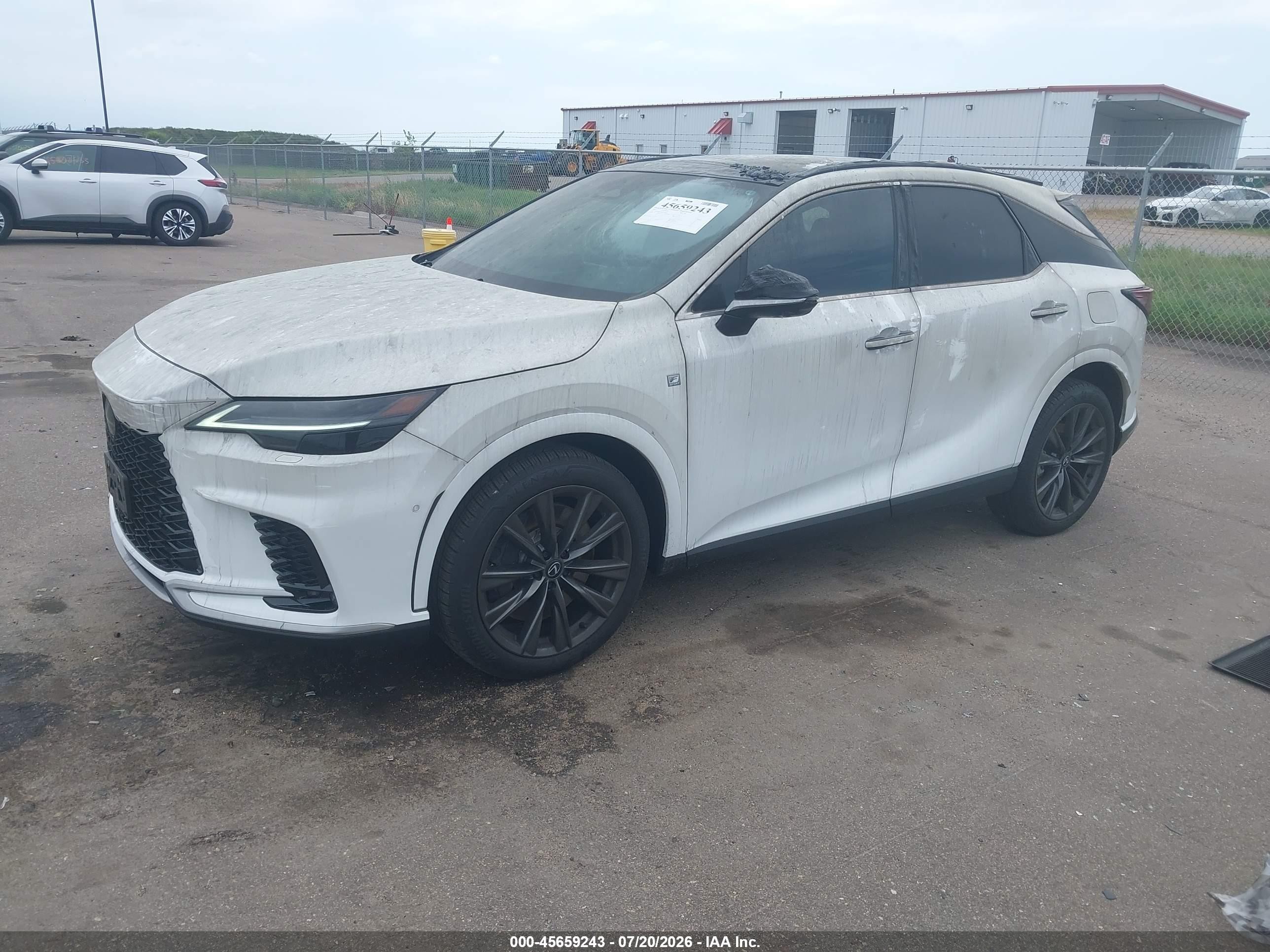 2023 Lexus RX 350 VIN 2T2BAMCA0PC026658 IAAI salvage auction — Unknown, Wait Title, sold $20,600 on 2026-09-20 (photo 2)