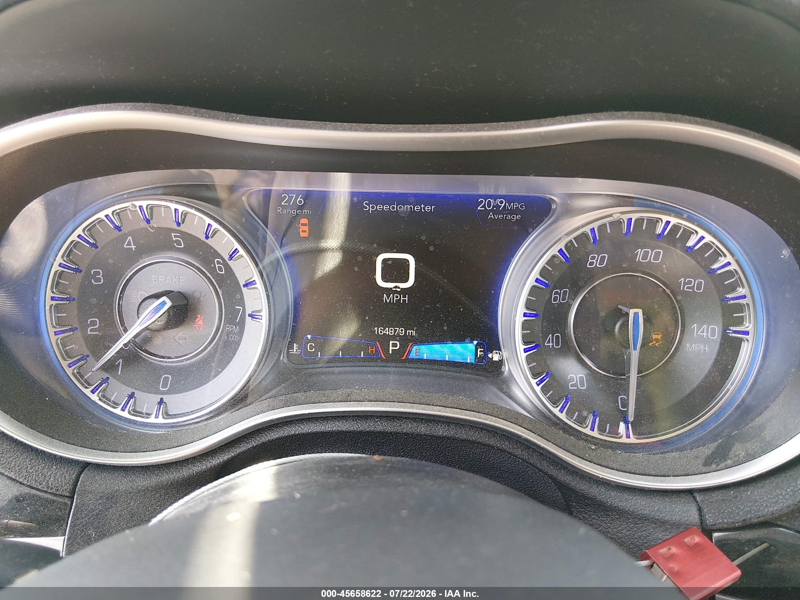 2016 Chrysler 300c VIN 2C3CCAEG5GH294604 IAAI salvage auction — Rear End, Clear (Arkansas), sold $2,000 on 2026-08-30 (photo 7)
