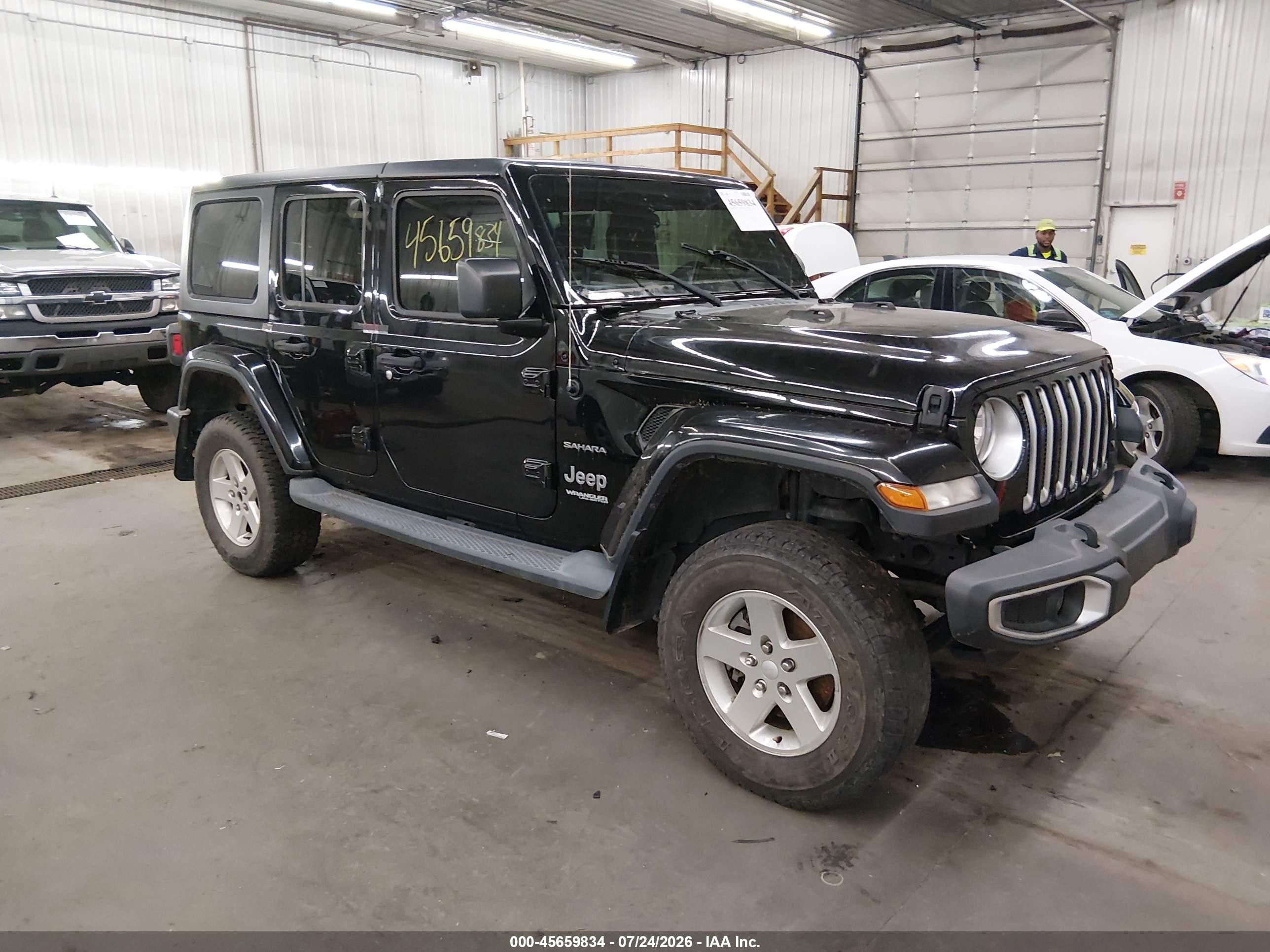 2018 Jeep Wrangler Unlimited VIN 1C4HJXEG9JW174887 — IAAI salvage auction photo