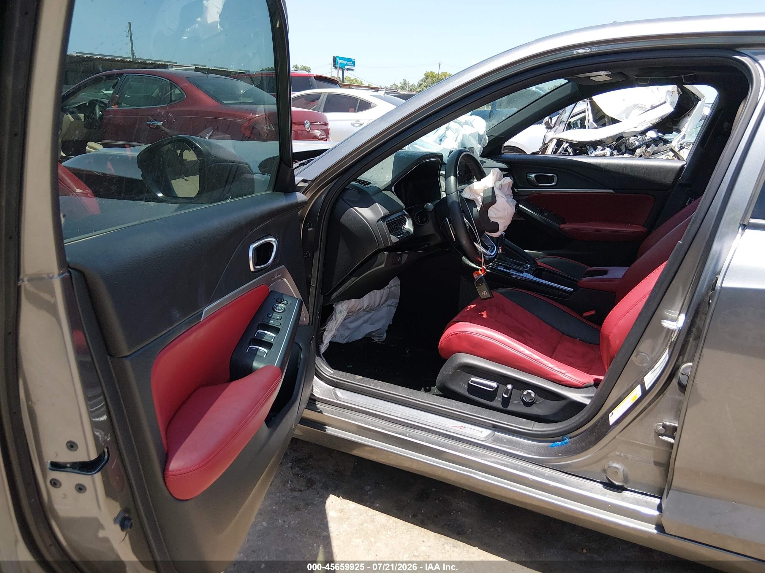 2023 Acura Integra VIN 19UDE4H66PA023226 IAAI salvage auction — Front End, Salvage (Texas), sold $3,600 on 2026-09-14 (photo 5)
