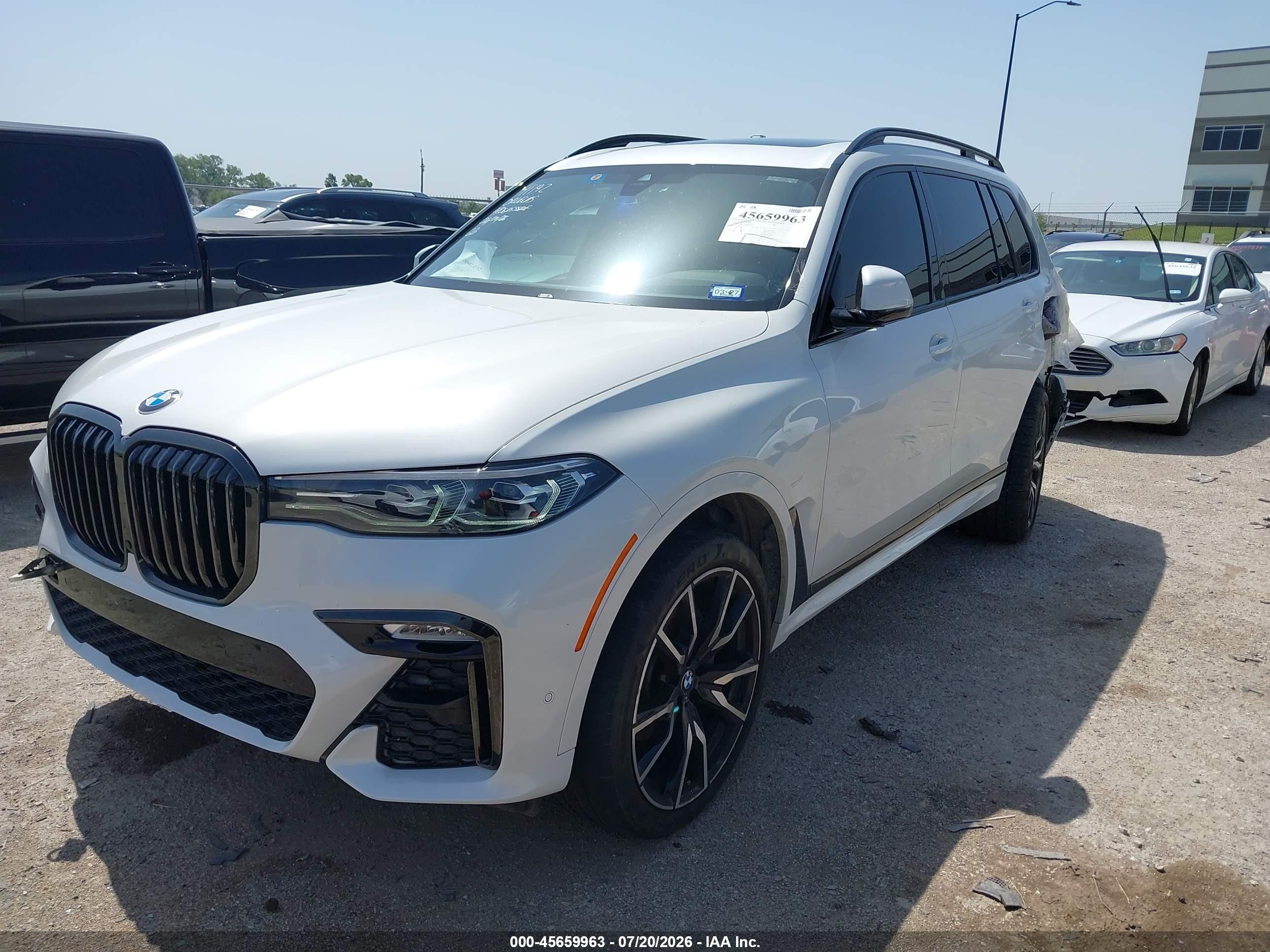 2021 BMW X7 VIN 5UXCW2C04M9H78517 IAAI salvage auction — Rear End, Original (Texas), sold $22,000 on 2026-08-25 (photo 2)