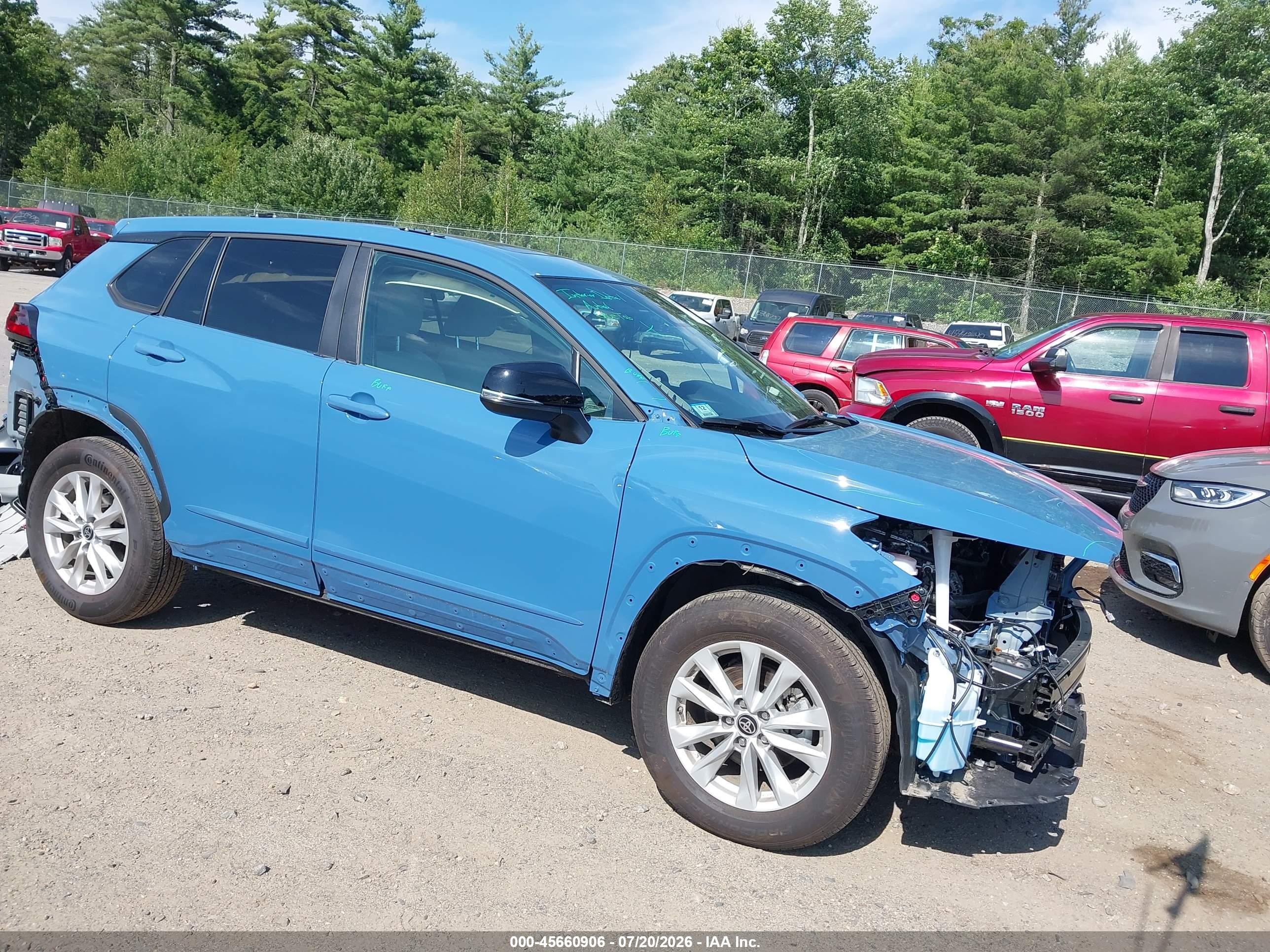 2026 Toyota Corolla Cross VIN 7MUBAABG5TV158444 — IAAI salvage auction photo
