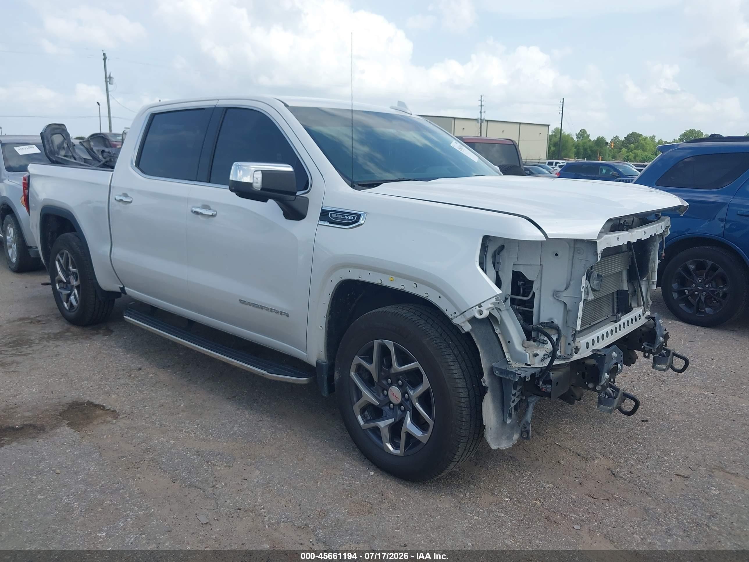2022 GMC Sierra 1500 VIN 3GTPHDED6NG658922 — IAAI salvage auction photo