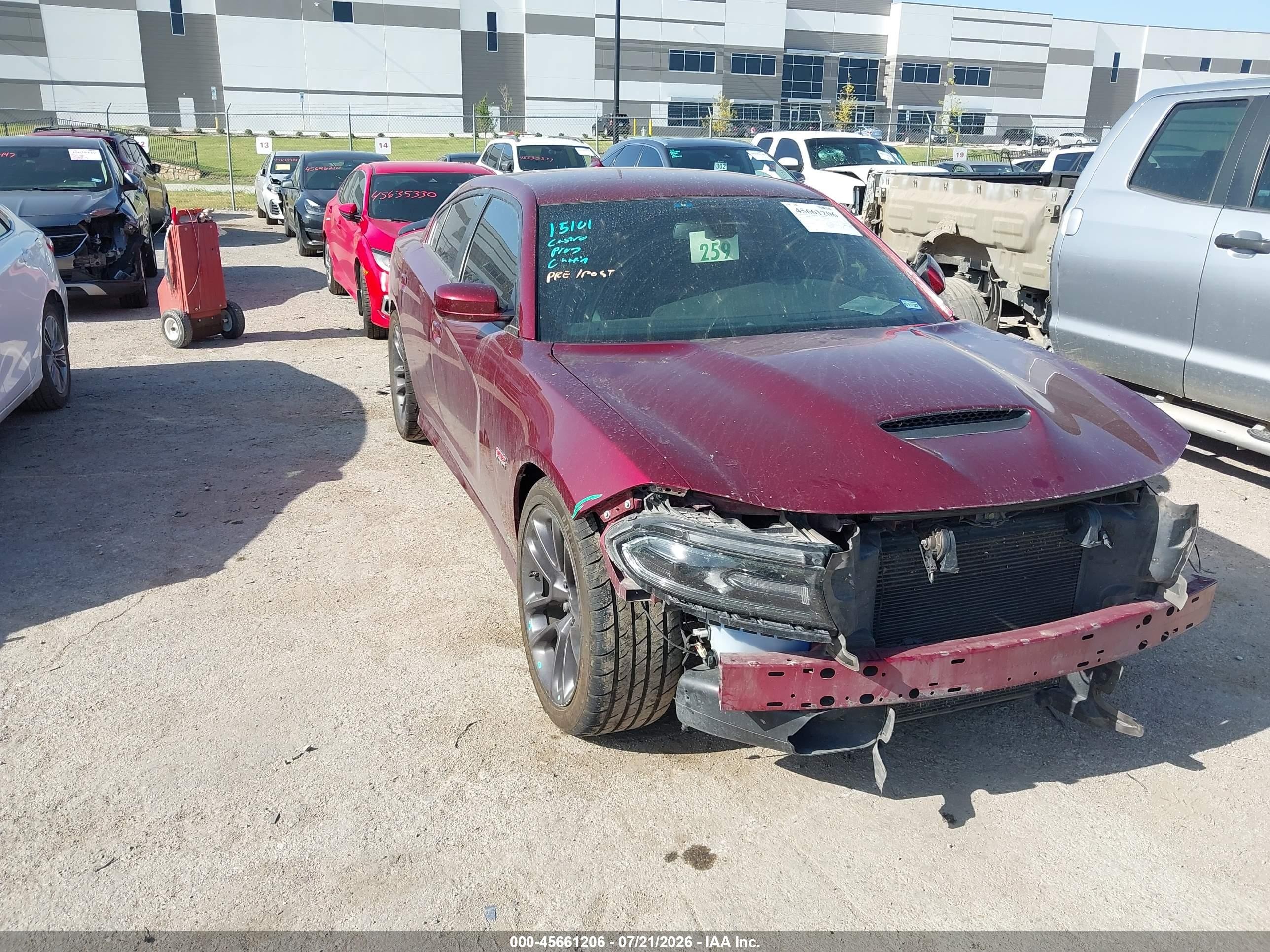 2020 Dodge Charger VIN 2C3CDXGJ3LH157602 — IAAI salvage auction photo