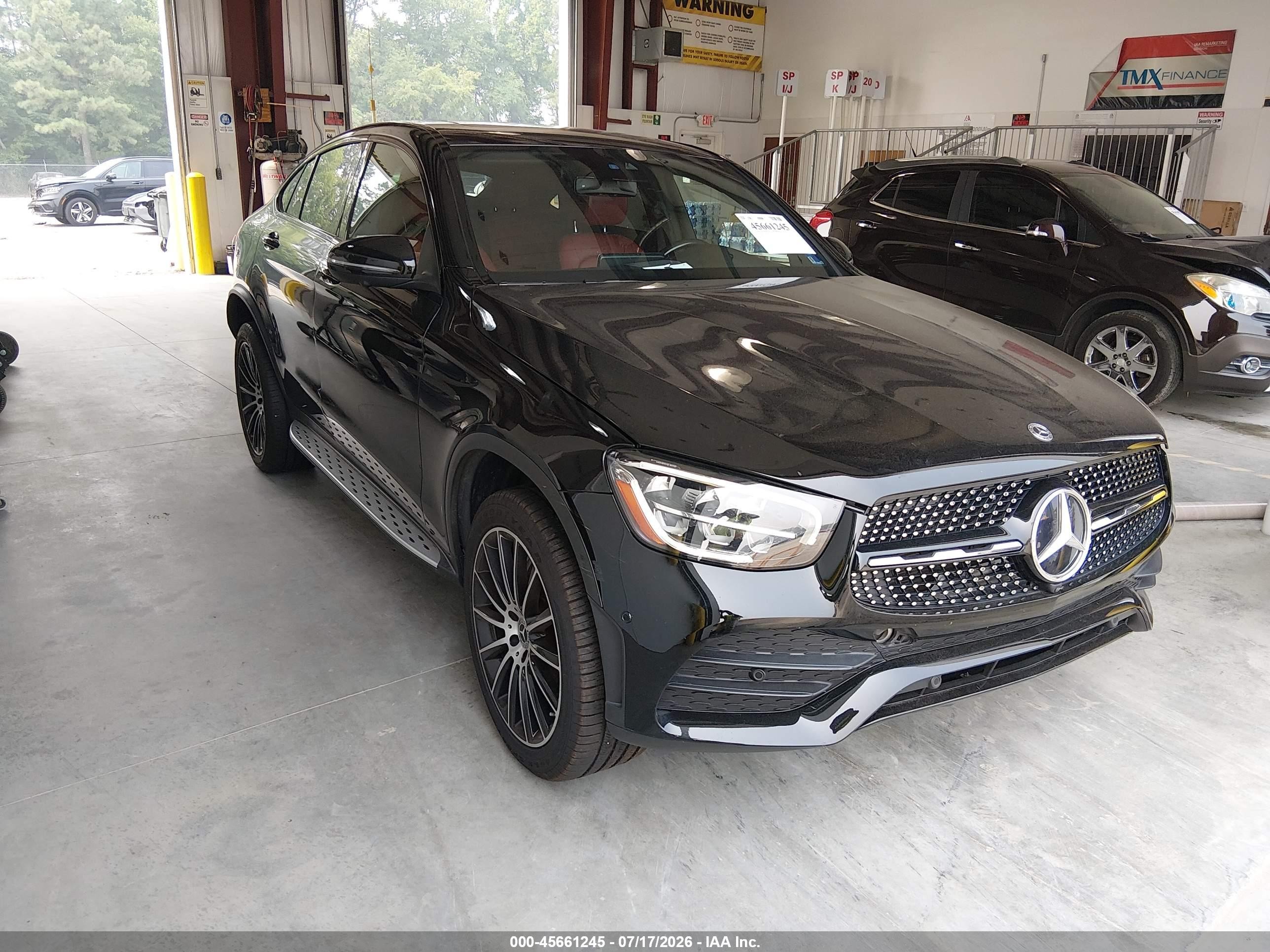 2023 Mercedes-benz Glc coupe VIN W1N0J8EB9PG128320 IAAI salvage auction — Water/Flood, Salvage (Virginia), sold $19,100 on 2026-09-02 (photo 1)