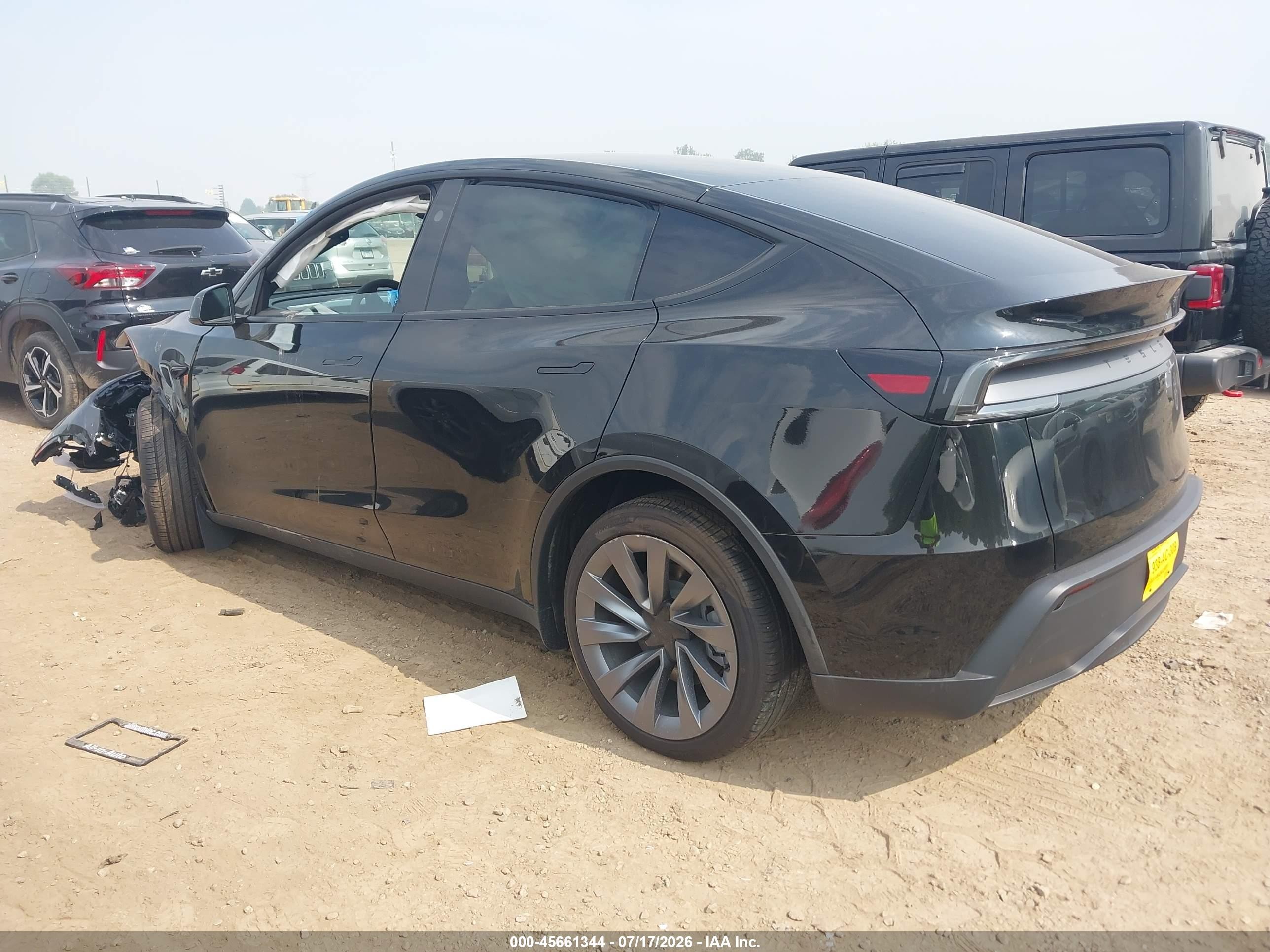 2026 Tesla Model y VIN 7SAYGDED3TF635854 IAAI salvage auction — Front End, Salvage (Illinois), sold $18,000 on 2026-10-01 (photo 3)