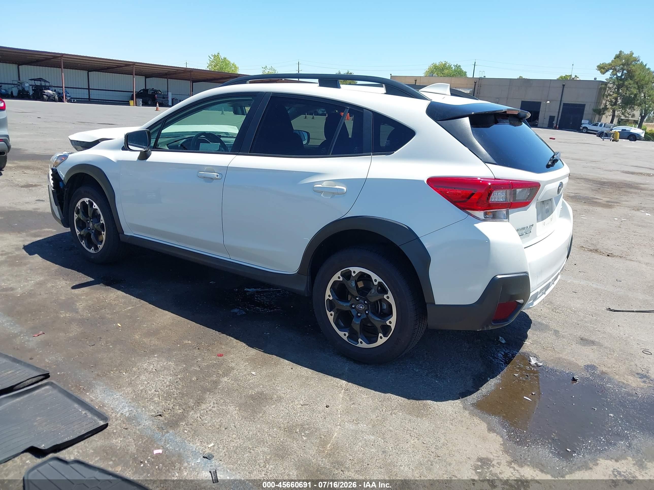 2021 Subaru Xv VIN JF2GTAPC0M8657367 IAAI salvage auction — Front End, Salvage (California), sold $2,550 on 2026-09-07 (photo 3)
