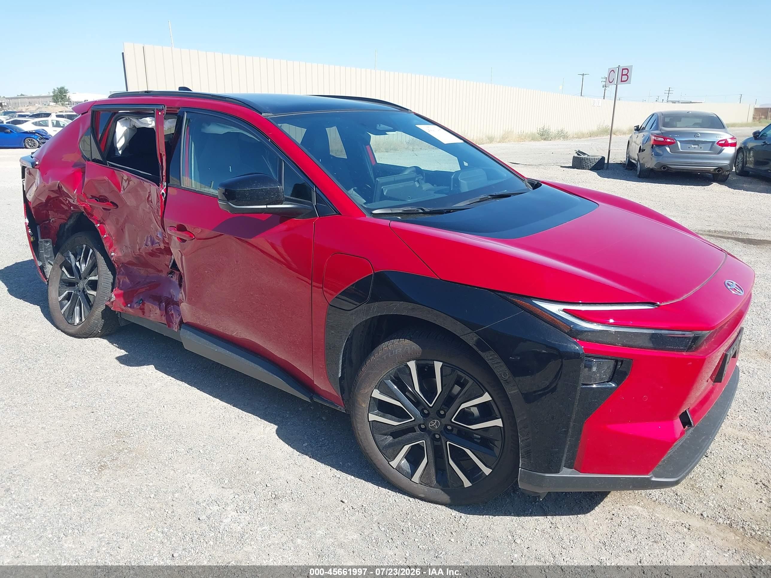 2026 Toyota Bz VIN JTMBDAFB7TA009045 — IAAI salvage auction photo