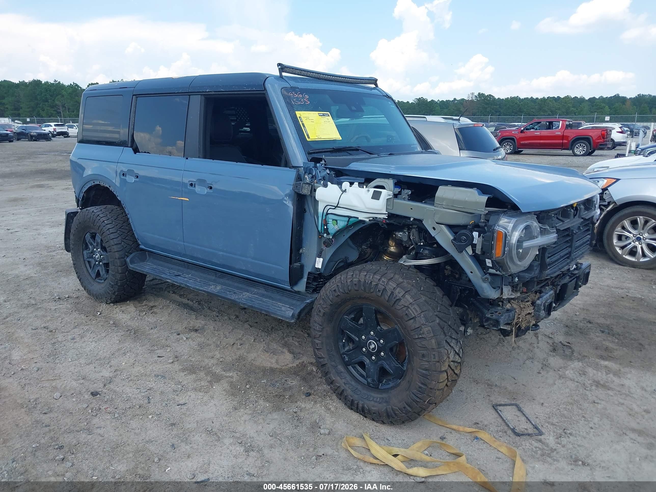 2025 Ford Bronco VIN 1FMEE8BPXSLB00474 — IAAI salvage auction photo