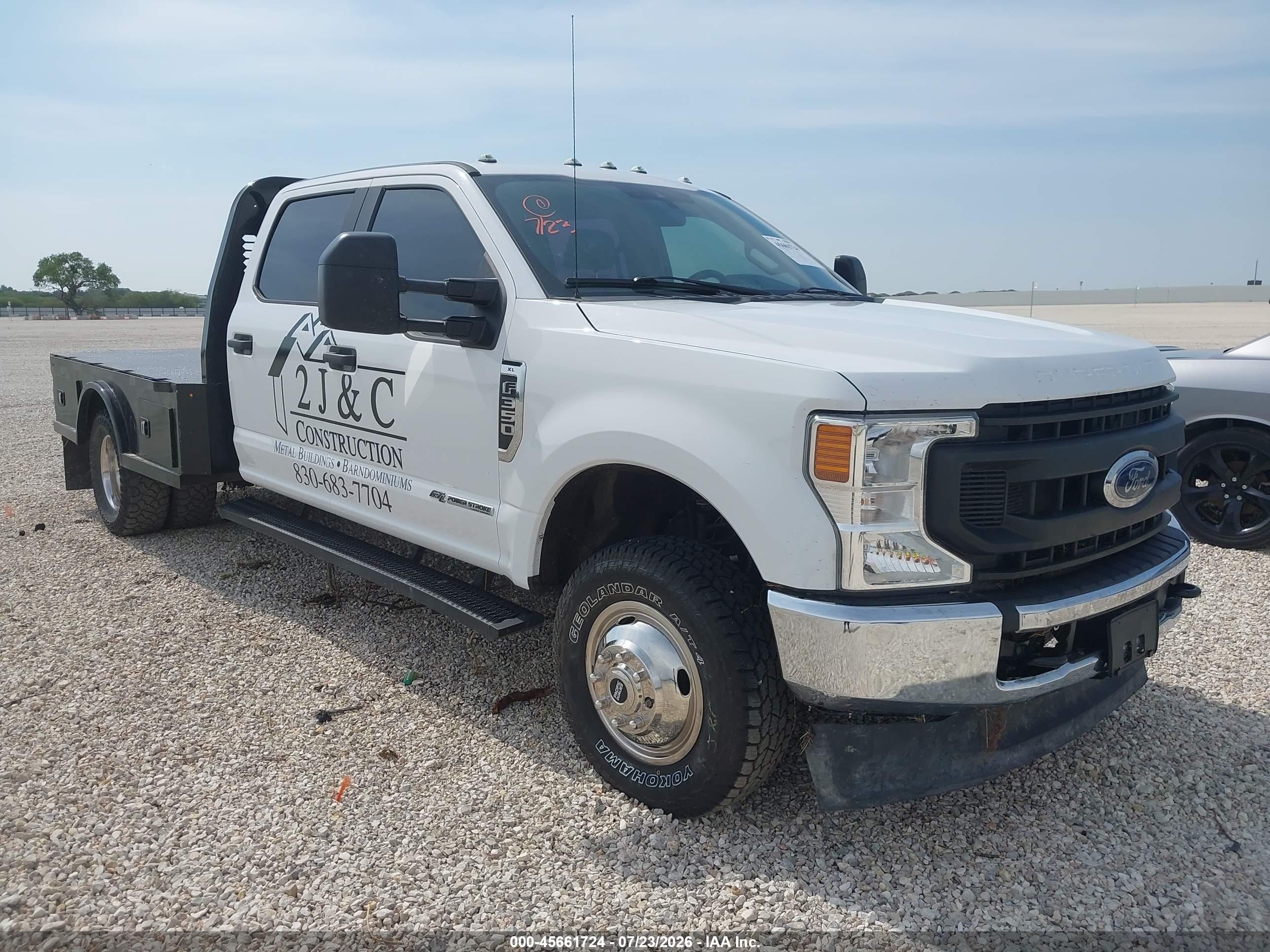 2021 Ford F-350 VIN 1FD8W3HT0MEC12791 — IAAI salvage auction photo