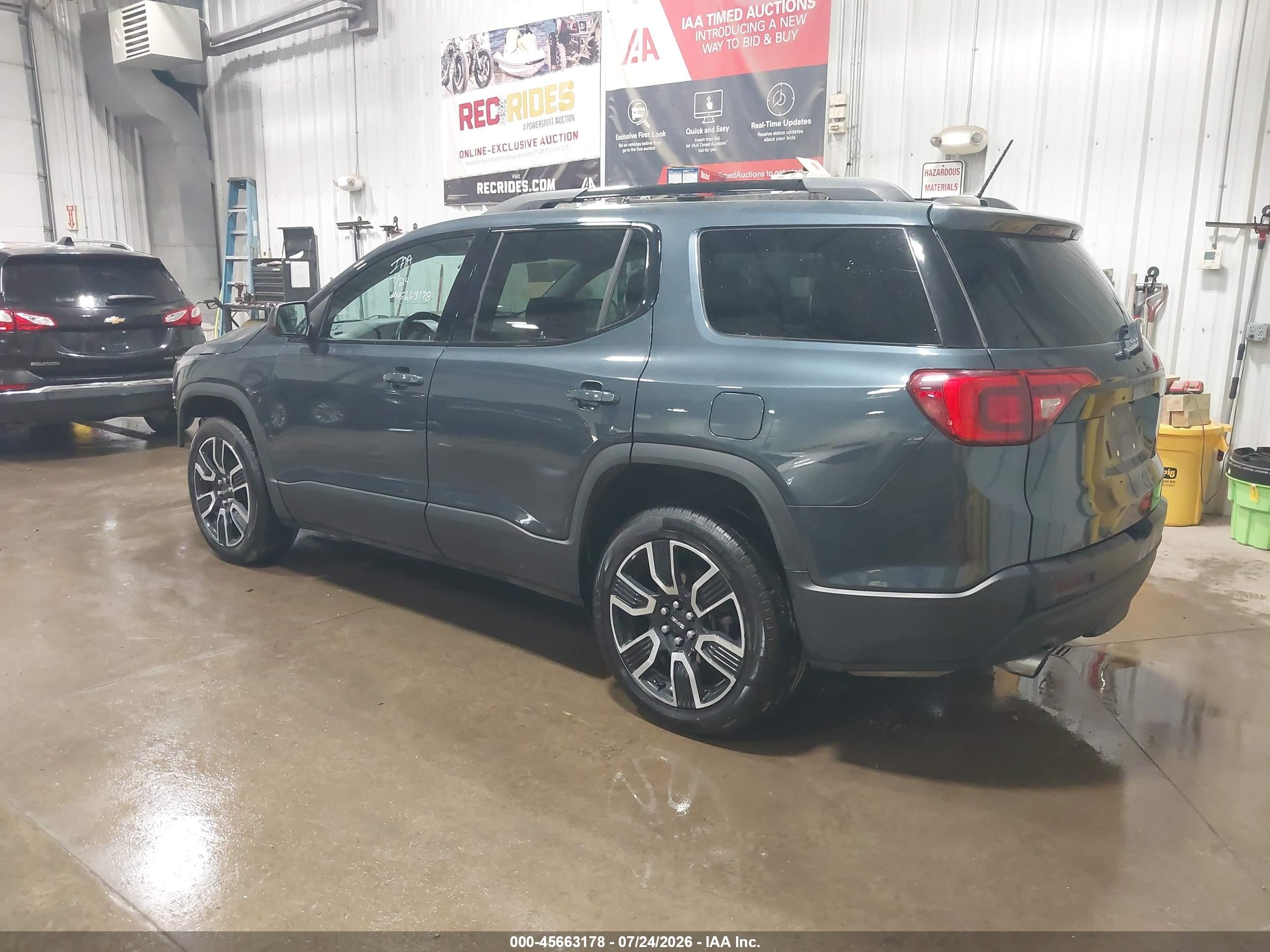 2019 GMC Acadia VIN 1GKKNULS2KZ190305 IAAI salvage auction — Front End, Salvage (Minnesota), sold $3,000 on 2026-09-12 (photo 3)