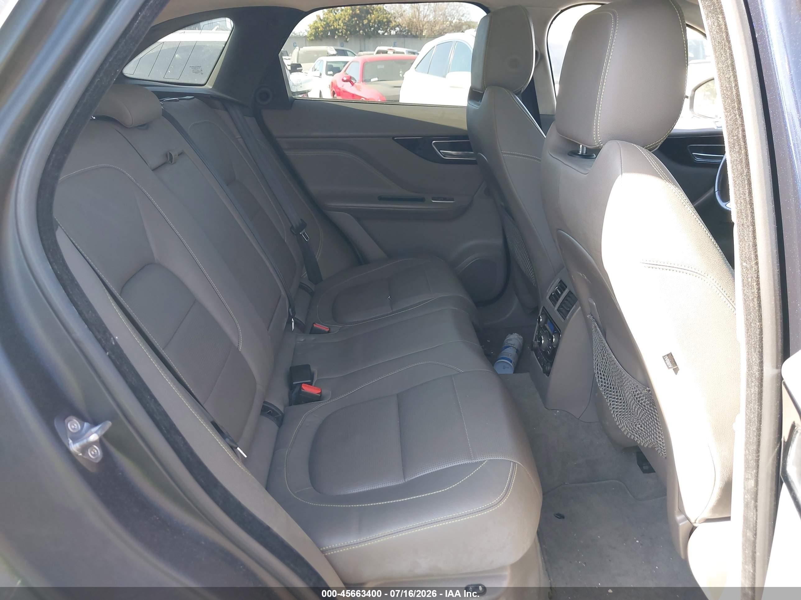 2018 Jaguar F-Pace VIN SADCL2GX3JA203189 IAAI salvage auction — Side, Salvage Certificate (California), sold $6,200 on 2026-09-13 (photo 8)