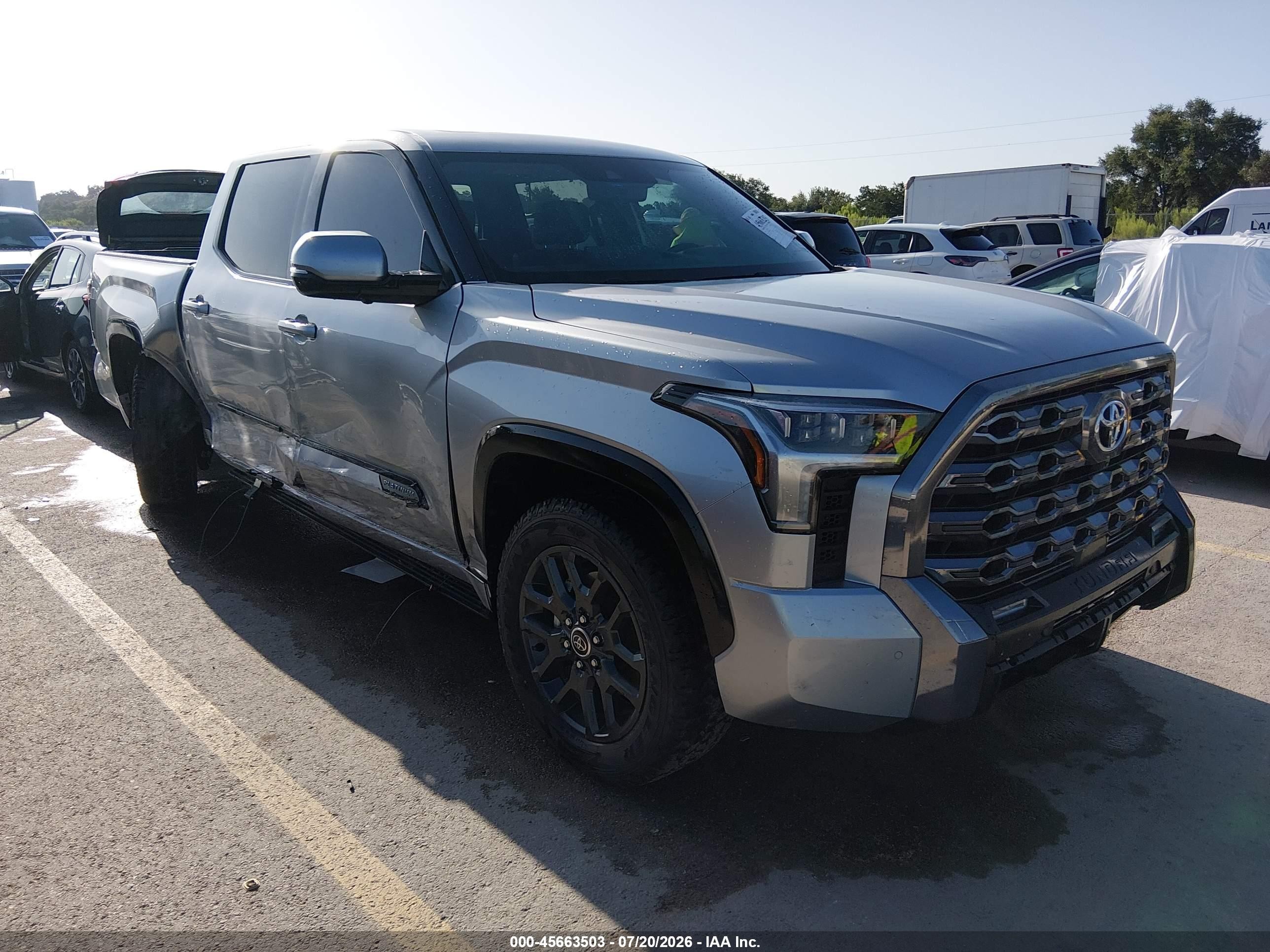 2023 Toyota Tundra VIN 5TFNA5AB0PX026048 — IAAI salvage auction photo