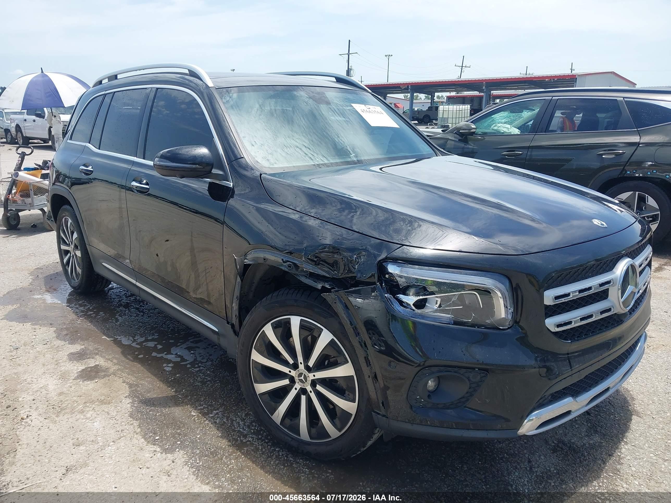 2022 Mercedes-Benz GLB-Class VIN W1N4M4GB6NW199007 — IAAI salvage auction photo