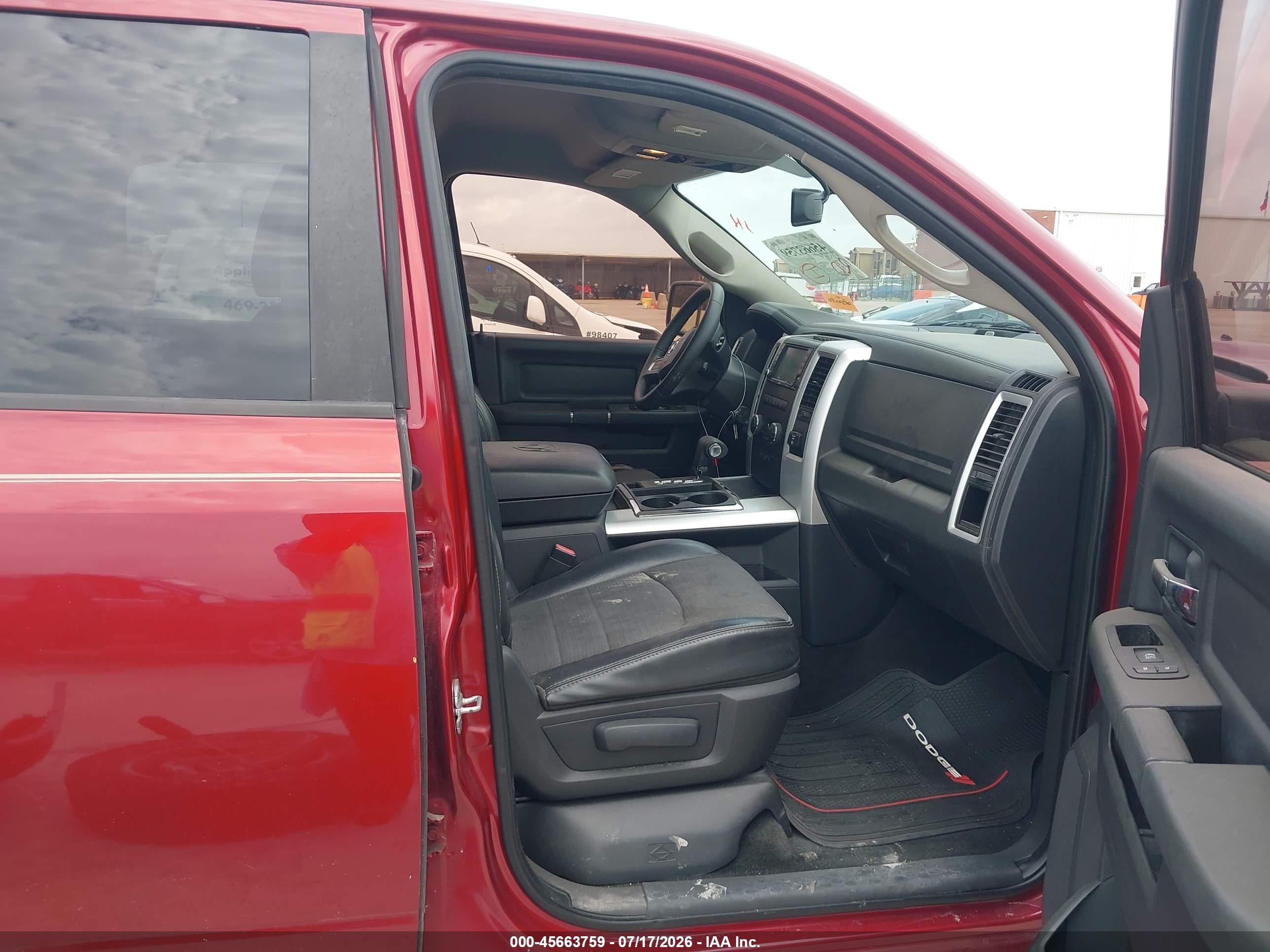 2011 Ram Ram 1500 VIN 1D7RB1CT9BS583890 IAAI salvage auction — Front End, Original (Texas), sold $2,250 on 2026-09-12 (photo 5)