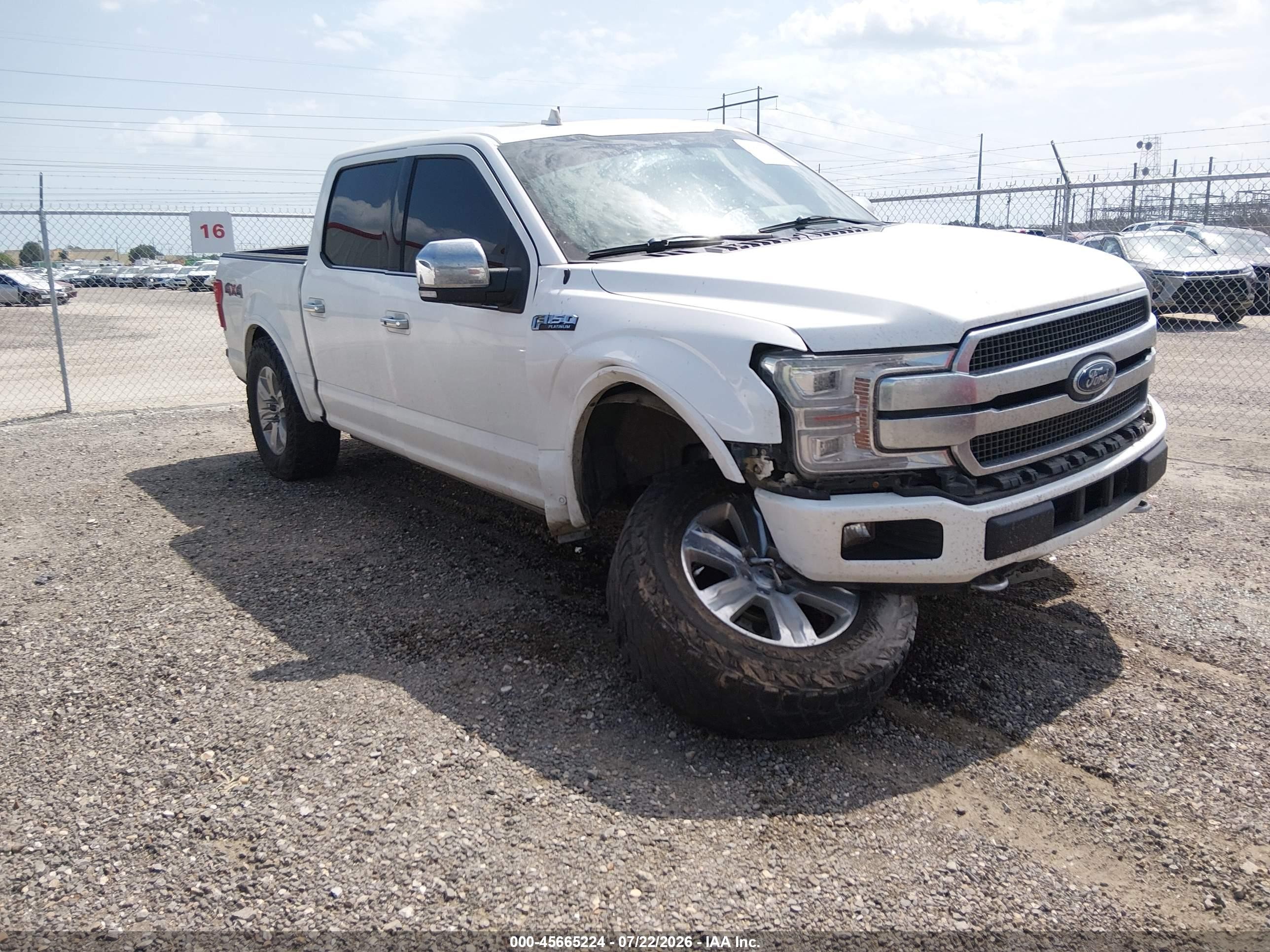 2020 Ford F-150 VIN 1FTEW1E41LFA51529 — IAAI salvage auction photo