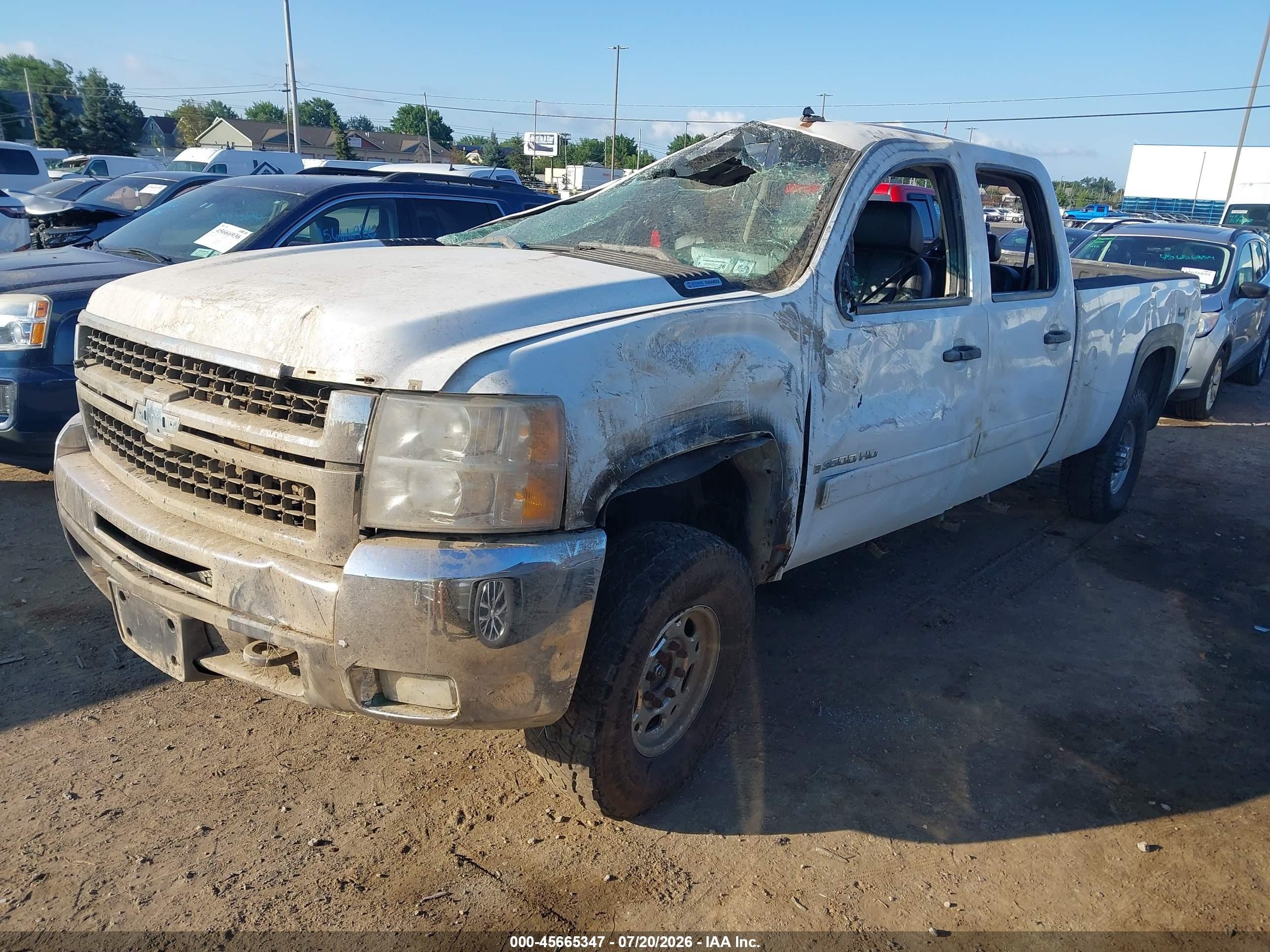 2007 Chevrolet Silverado VIN 1GCHK336X7F509051 IAAI salvage auction — All Over, Mv-907A (New York), sold $750 on 2026-09-19 (photo 2)