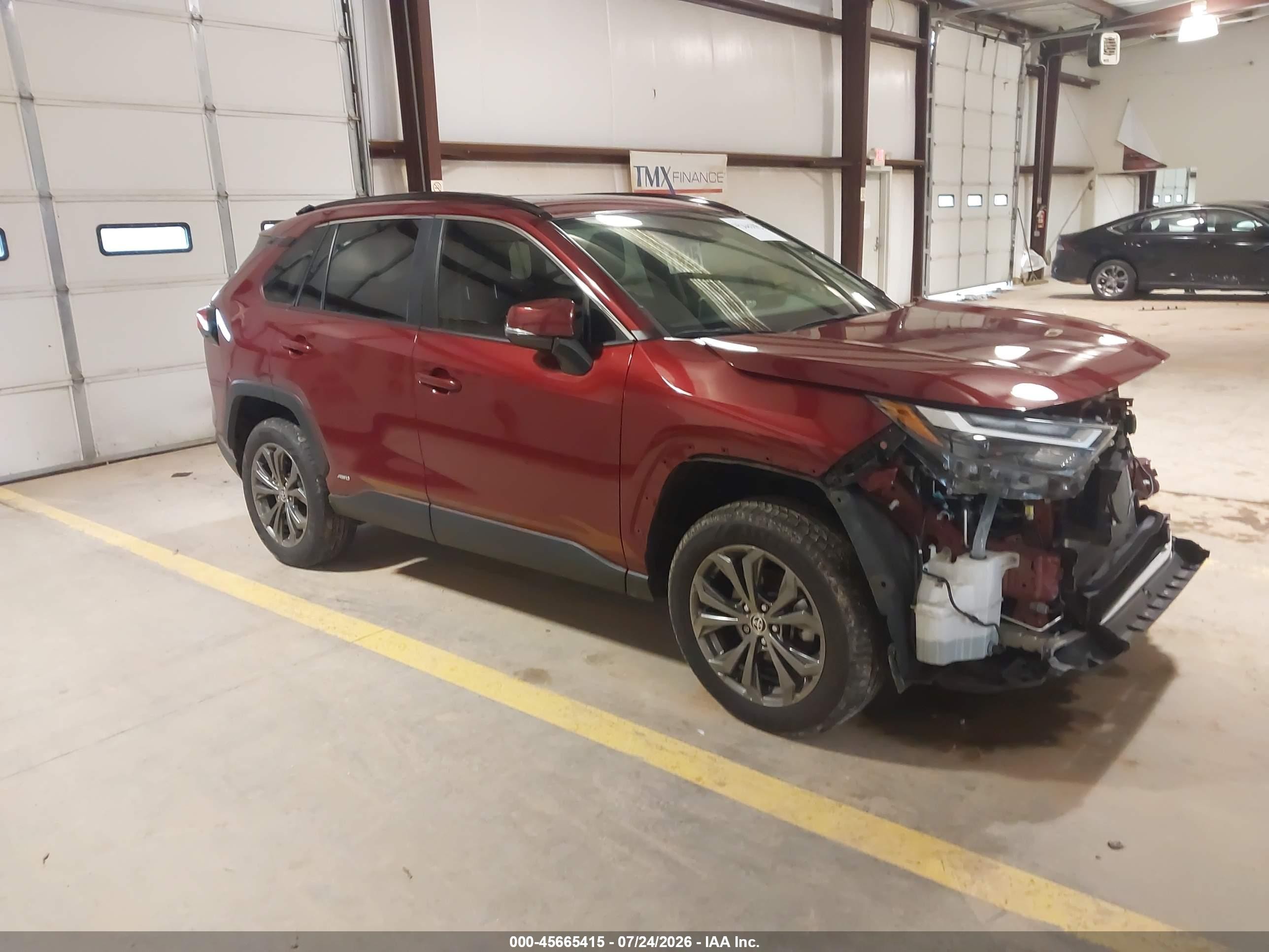 2024 Toyota RAV4 Hybrid VIN JTMB6RFV1RD139073 IAAI salvage auction — Front End, Salvage (North Carolina), sold $14,400 on 2026-09-23 (photo 1)