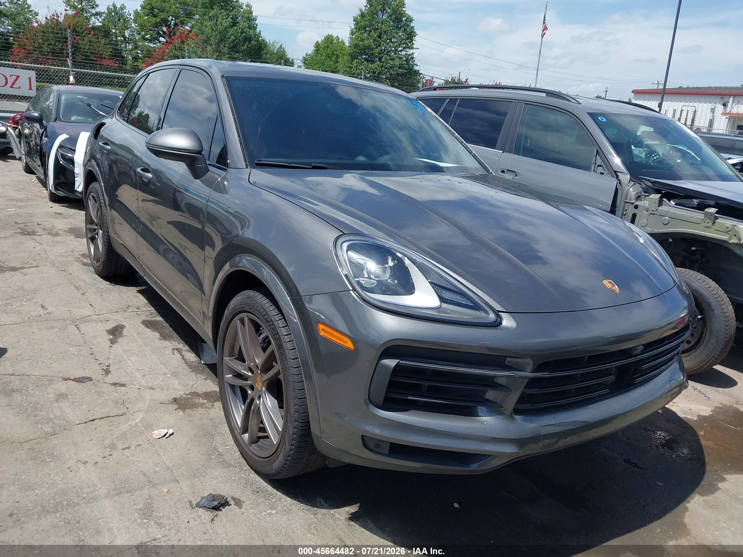 2022 Porsche Cayenne VIN WP1AA2AY9NDA04242 — IAAI salvage auction photo