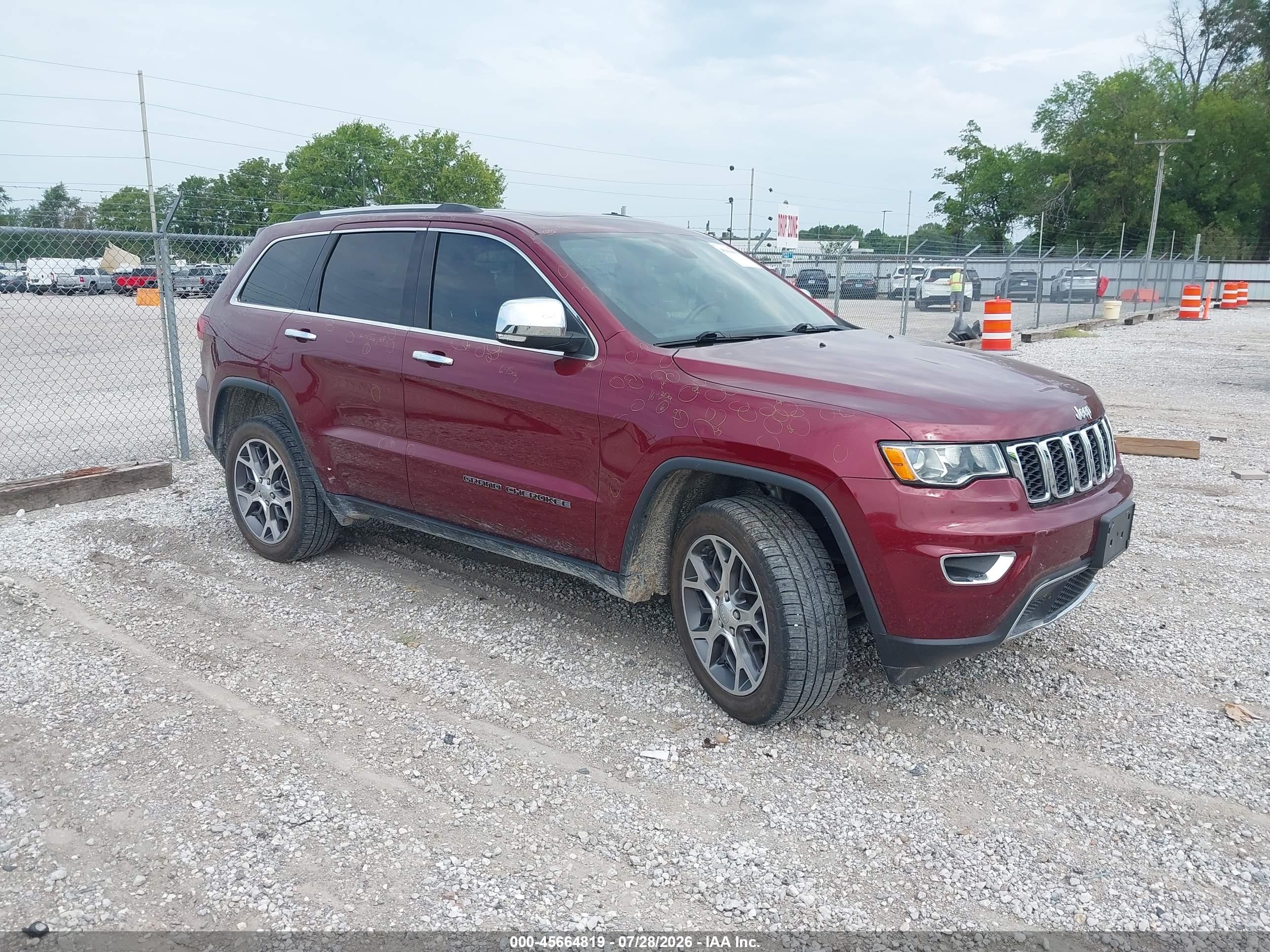 2021 Jeep Grand Cherokee VIN 1C4RJFBG5MC775433 — IAAI salvage auction photo