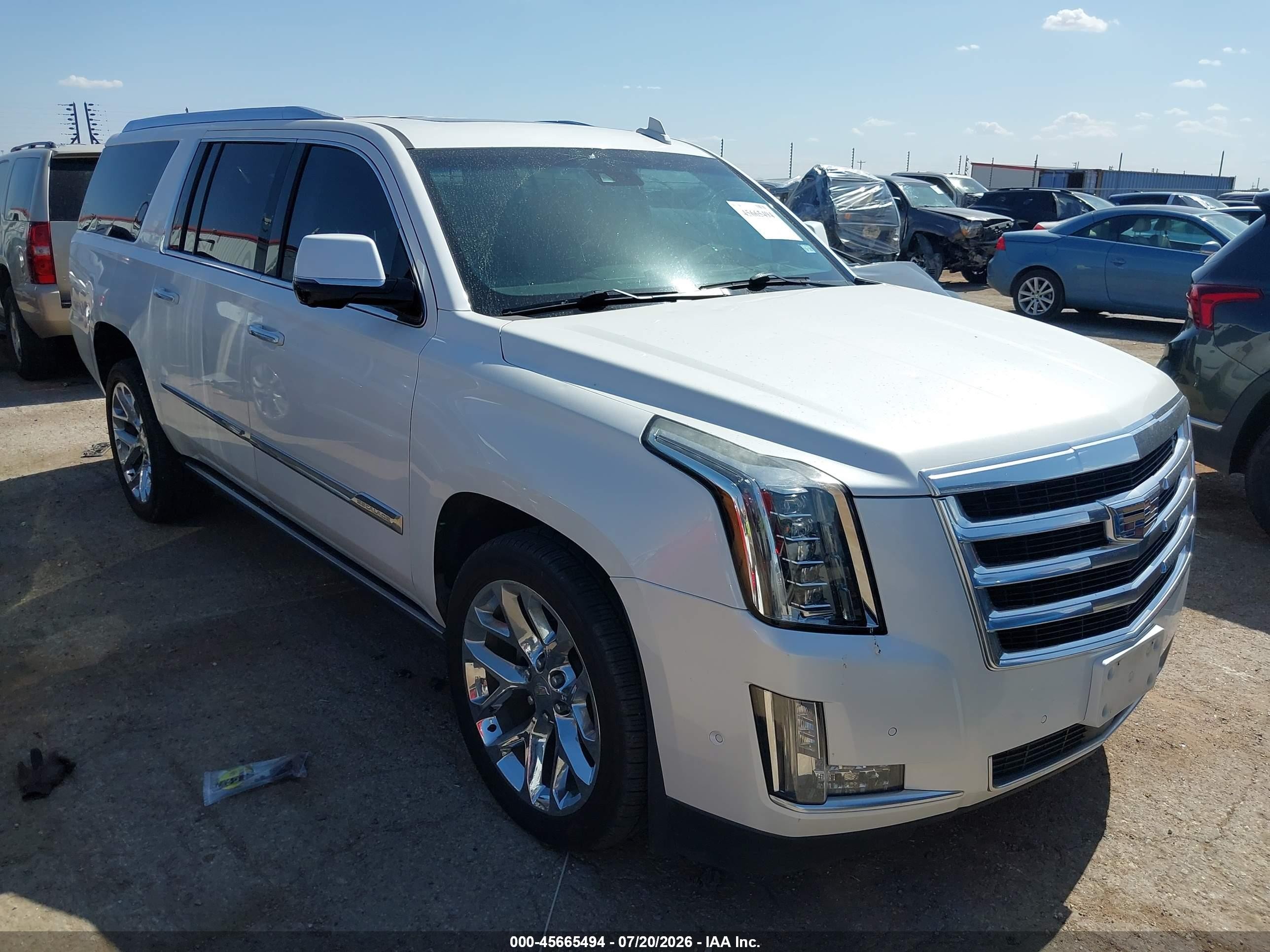 2017 Cadillac Escalade ESV VIN 1GYS4JKJ1HR344821 — IAAI salvage auction photo