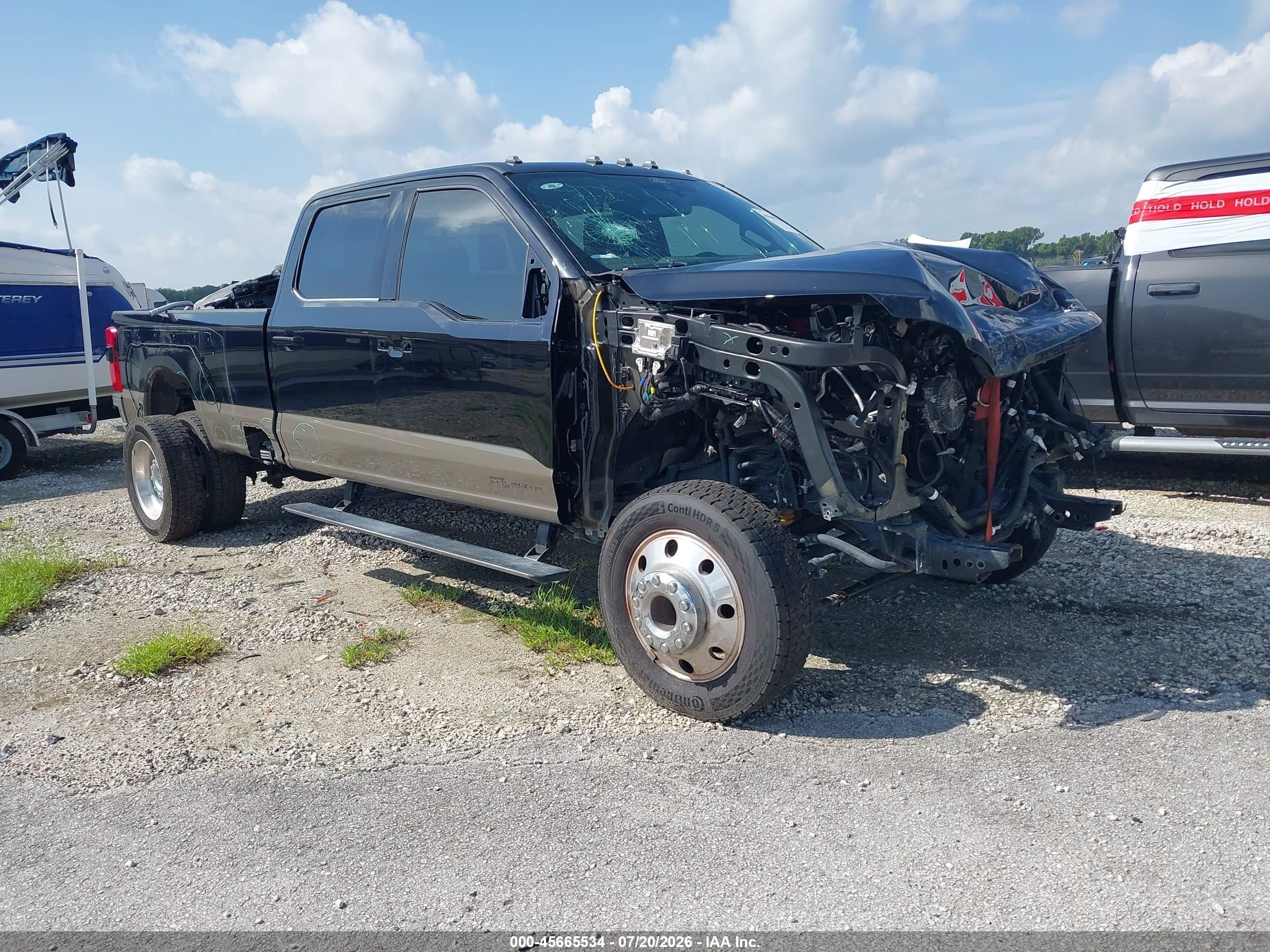 2026 Ford F450 VIN 1FT8W4DM4TEC24479 IAAI salvage auction — Front End, Rebuildable (Florida), sold $43,550 on 2026-08-12 (photo 1)